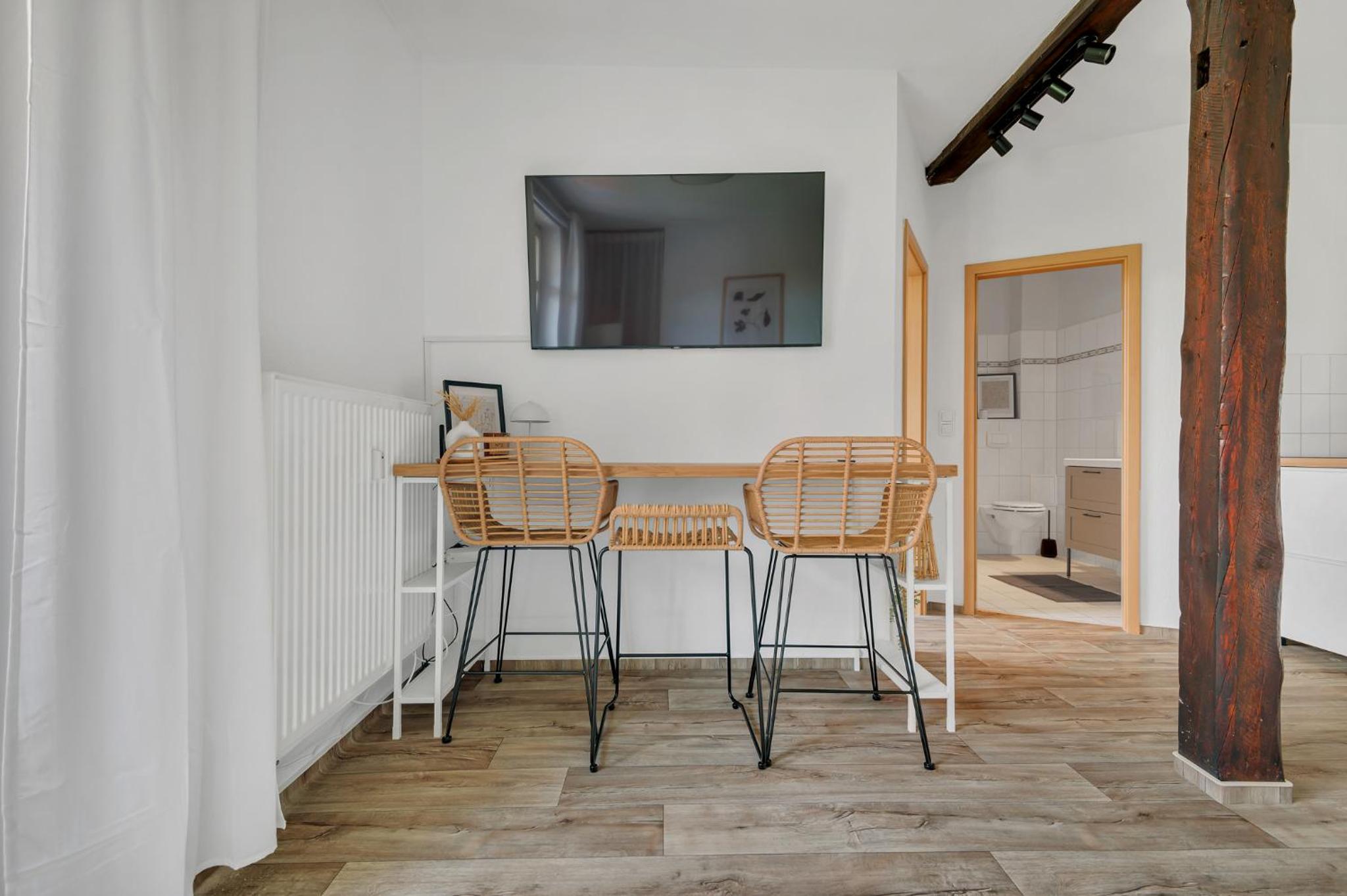 Tiny - Innenstadt - Balkon - Smart TV en Wernigerode — kitchen