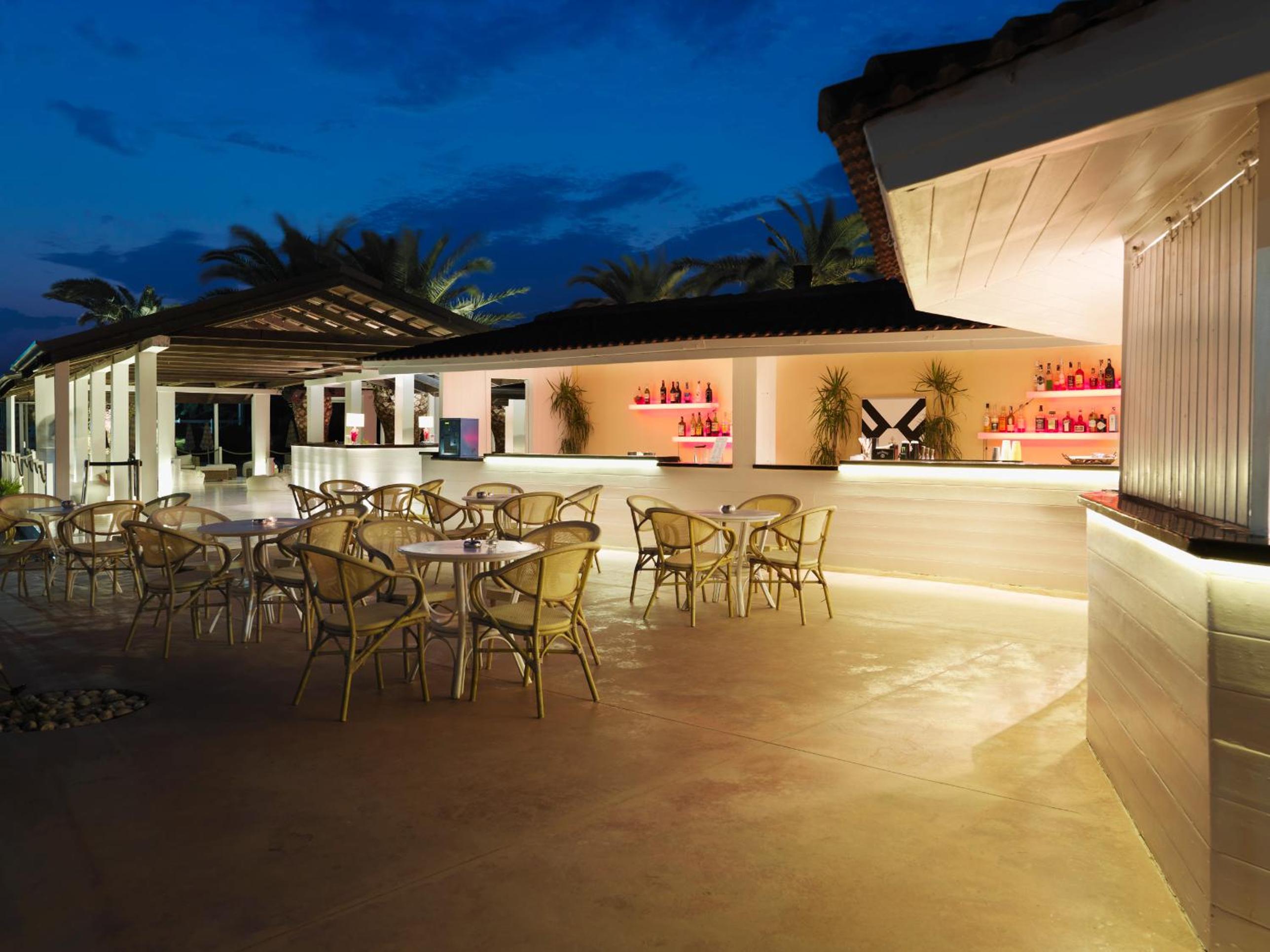 outdoor BBQ area