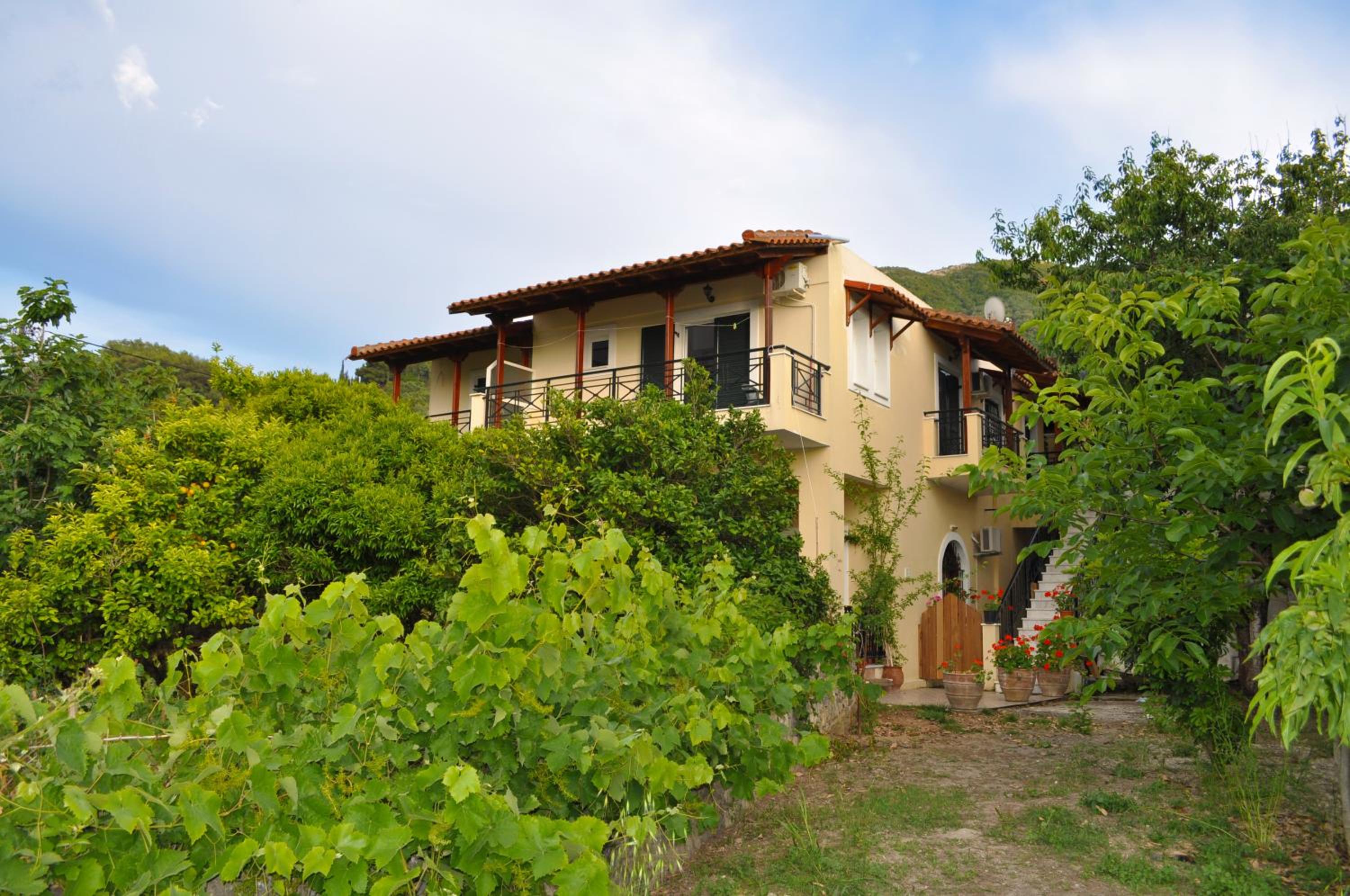 Holiday House Litsa 50 metres from Agios Gordios Beach view 3