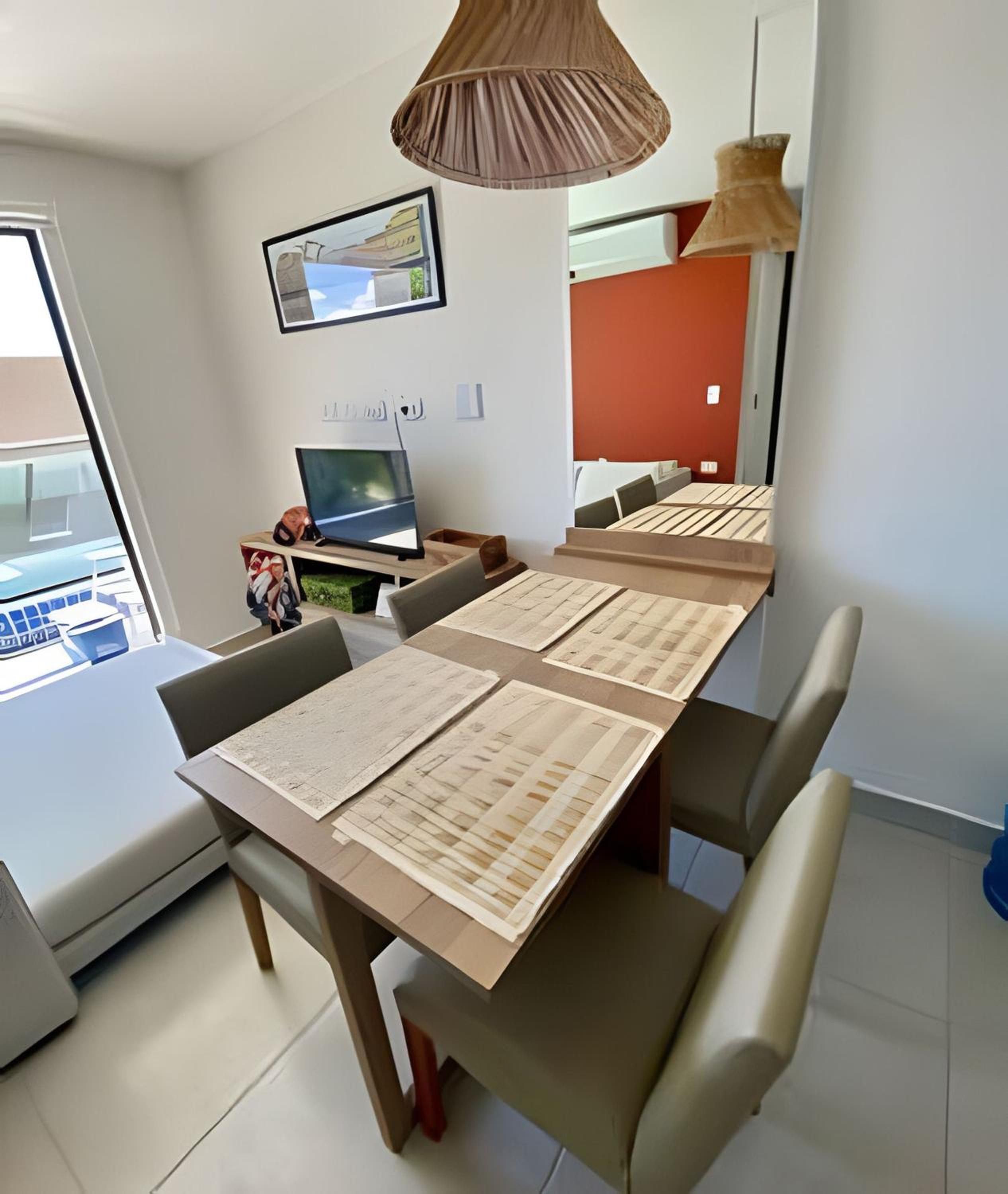 Aconchegante Flat em Porto de Galinhas com LOCALIZAÇÃO PRIVILEGIADA - PRÓXIMO AO MAR E AO CENTRO COMERCIAL..