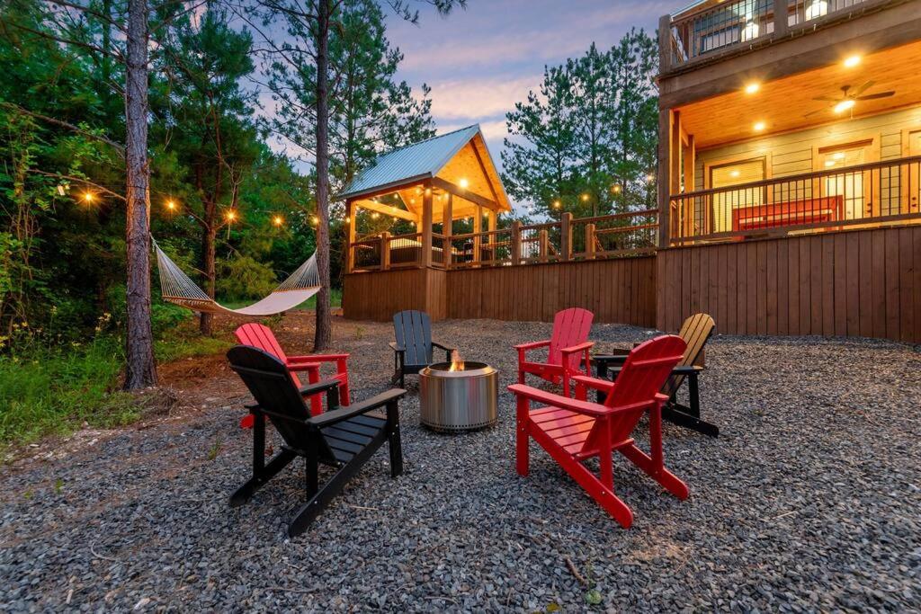 Luxury Top Rated Cabin! Hot Tub - Fire Pit - Decks - Game Room - Walk to Town view 3