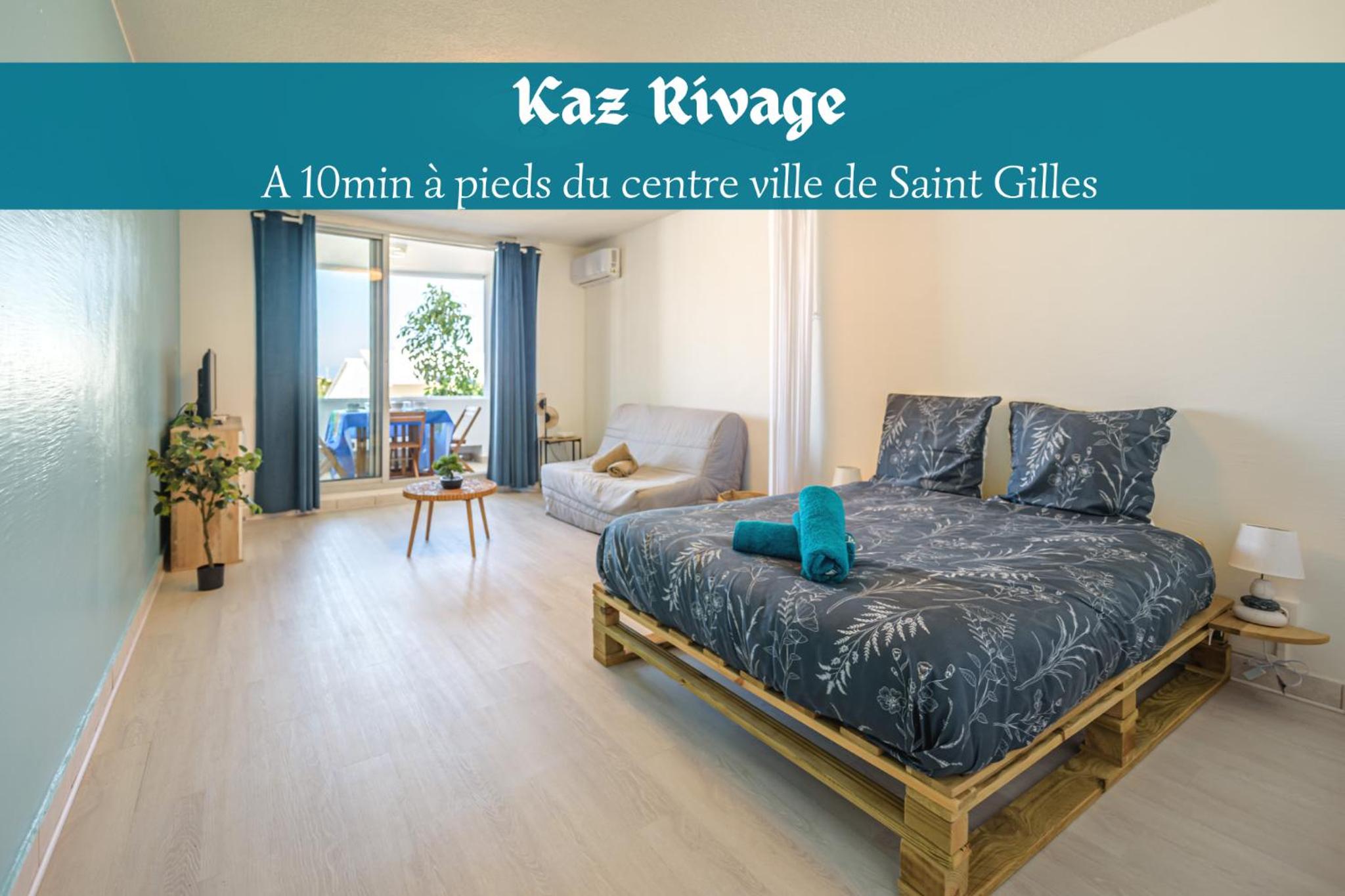 Kaz Rivage - T2 cosy près des plages de St-Gilles