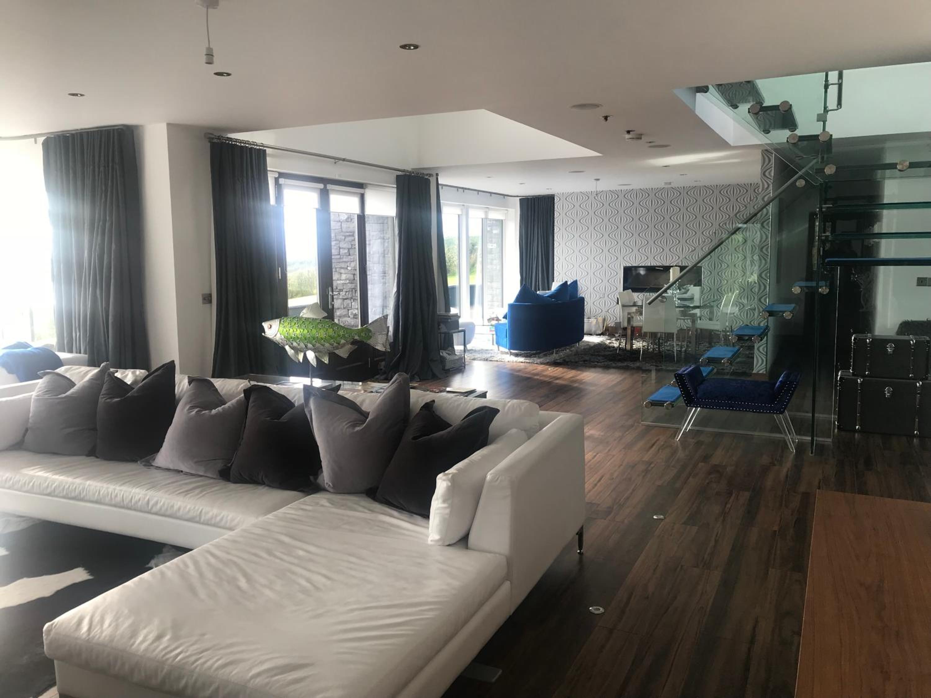Contemporary Living Overlooking Water view 4