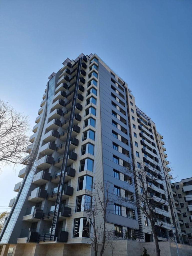 Sky view flat with parking