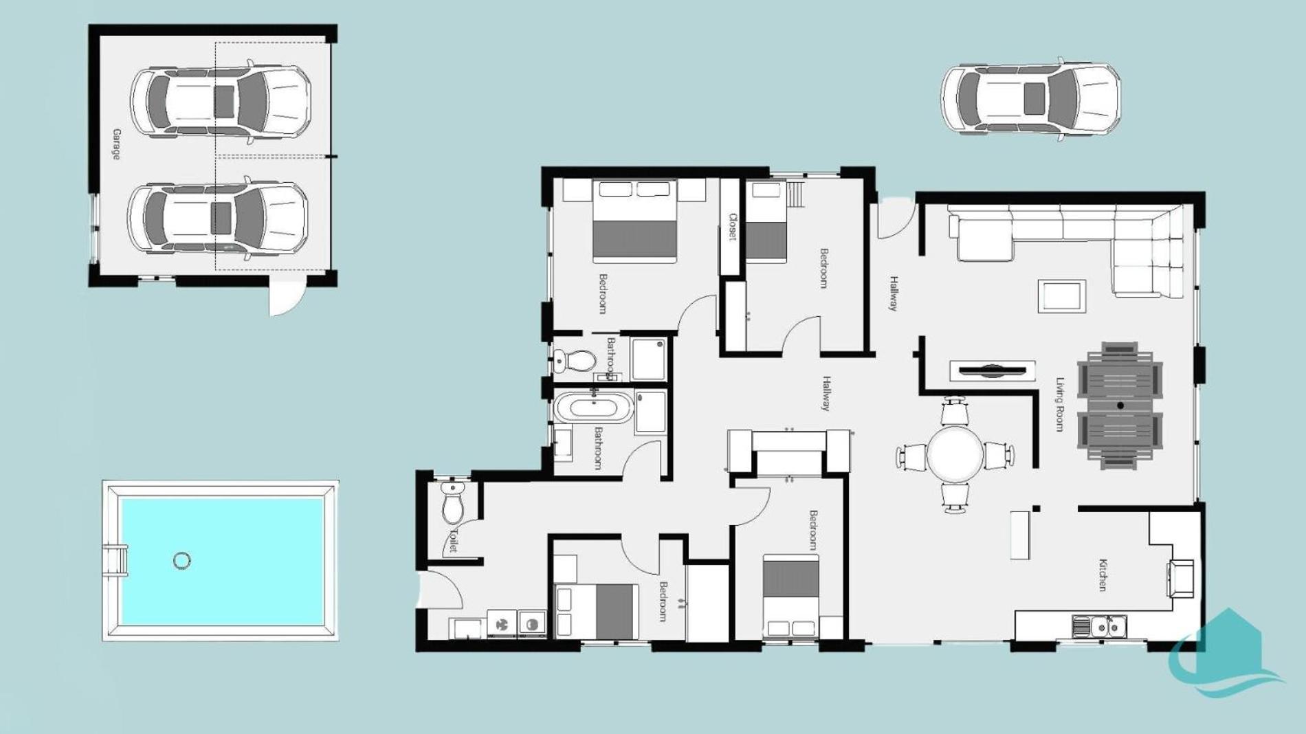 Caves Getaway - Pool, Air conditioned and close to the beach