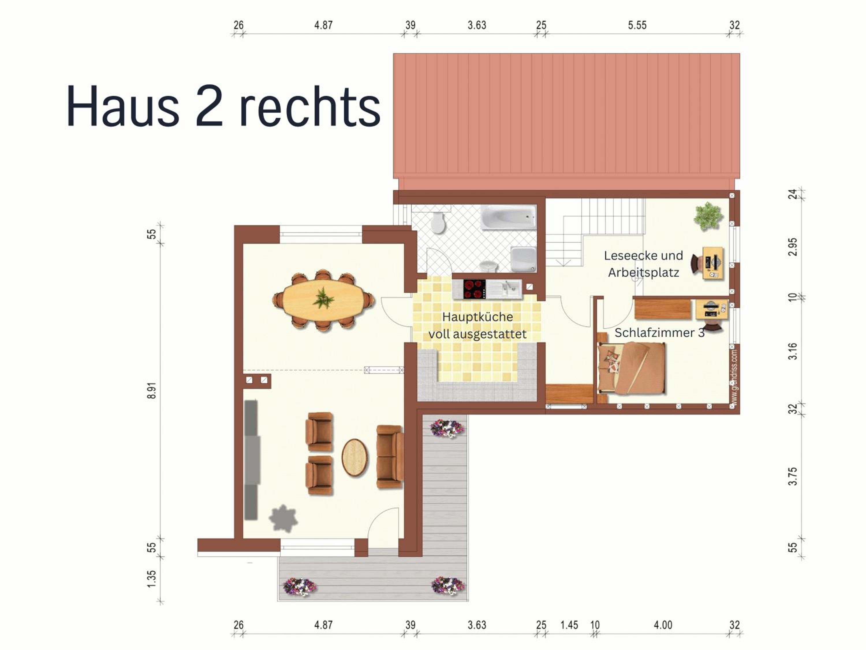 Ferienhaus Taufstein II - 3 Schlafzimmer - Garten -Spielzimmer & Terrasse mit Grill - bis 7 Gäste