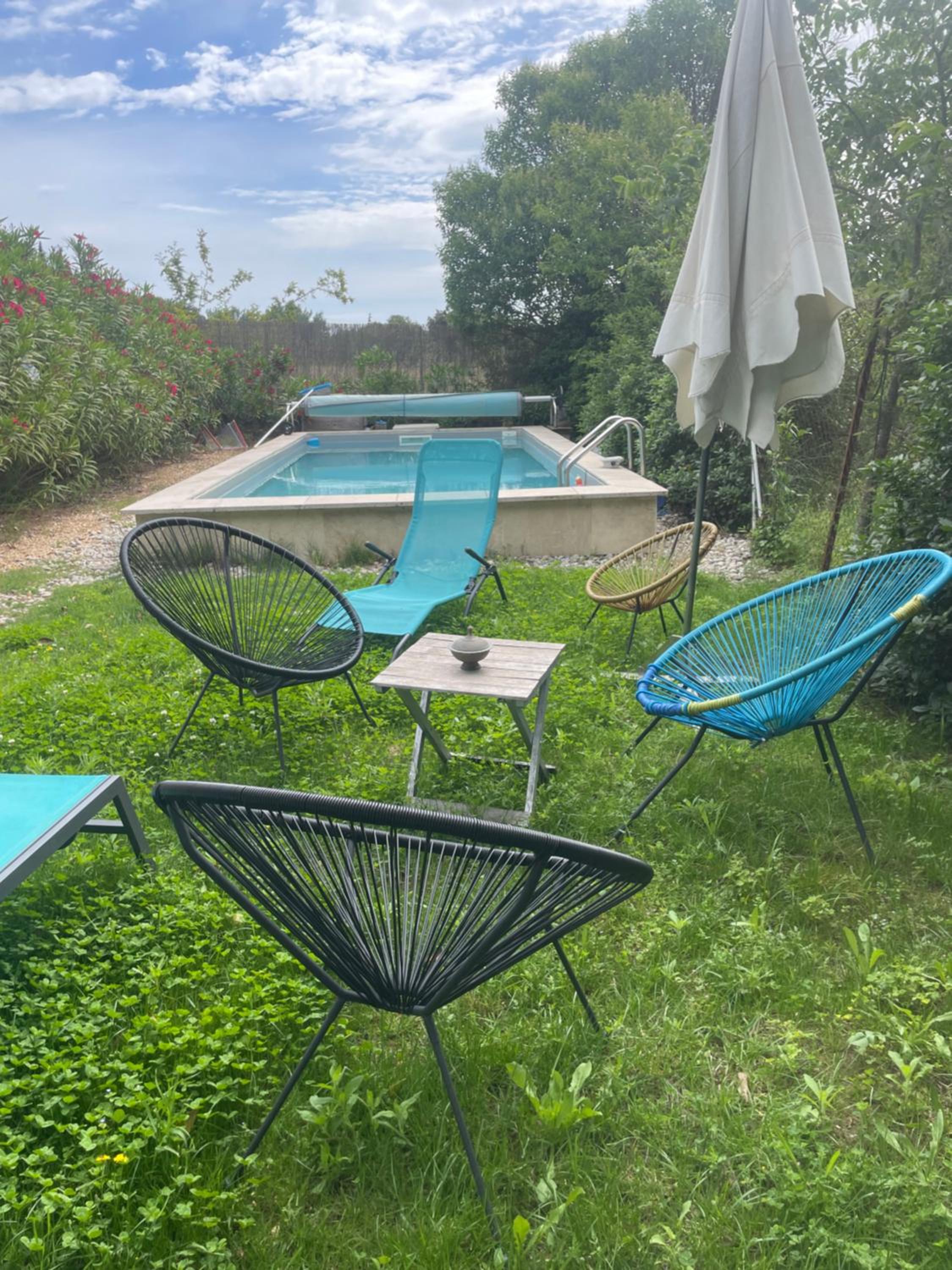 STUDIO Havre de paix au pont du gard Piscine et Jacuzzi chez Valerie Payre 5