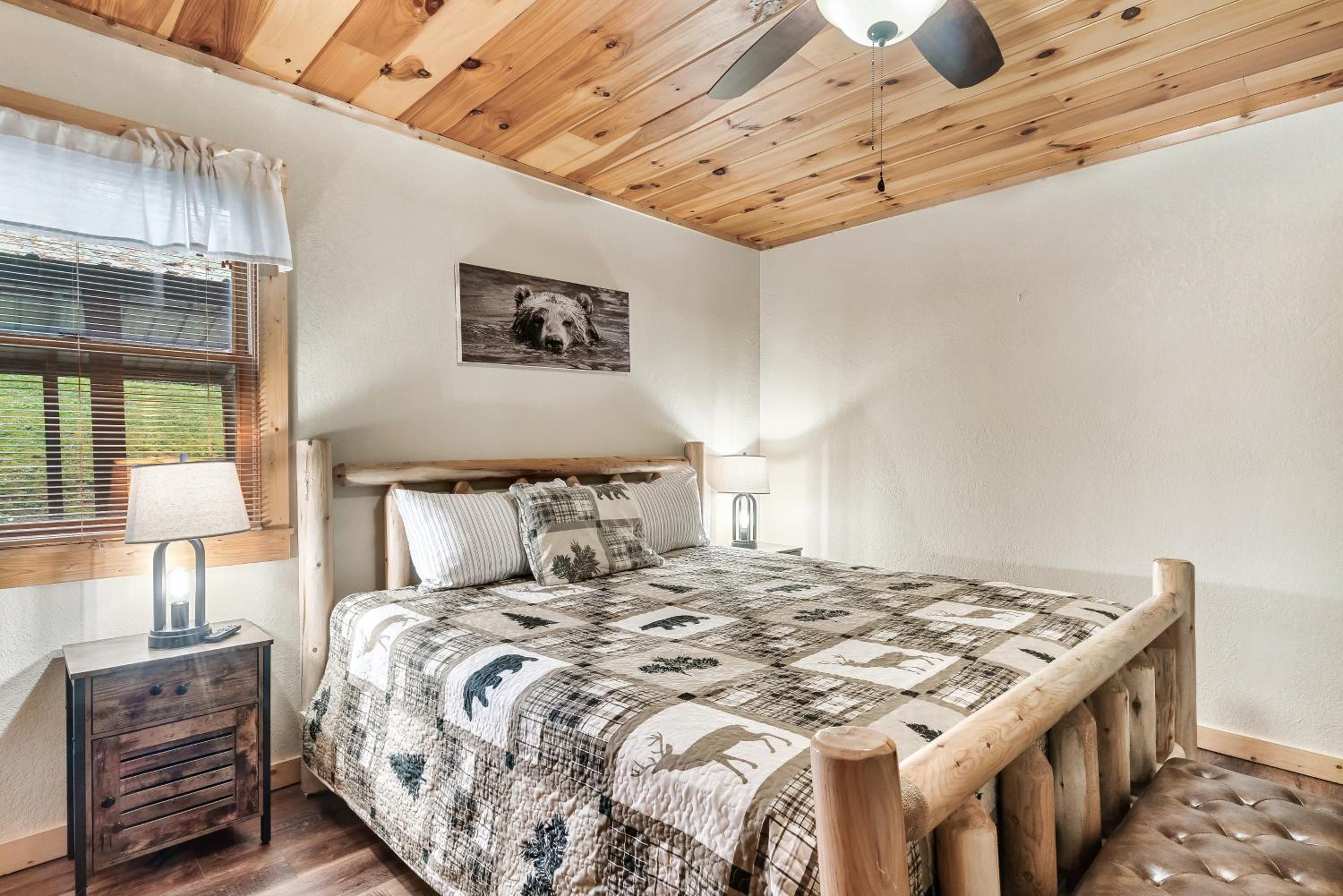 Peaceful Family Cabin with Hot Tub, Game Room, & More! view 5