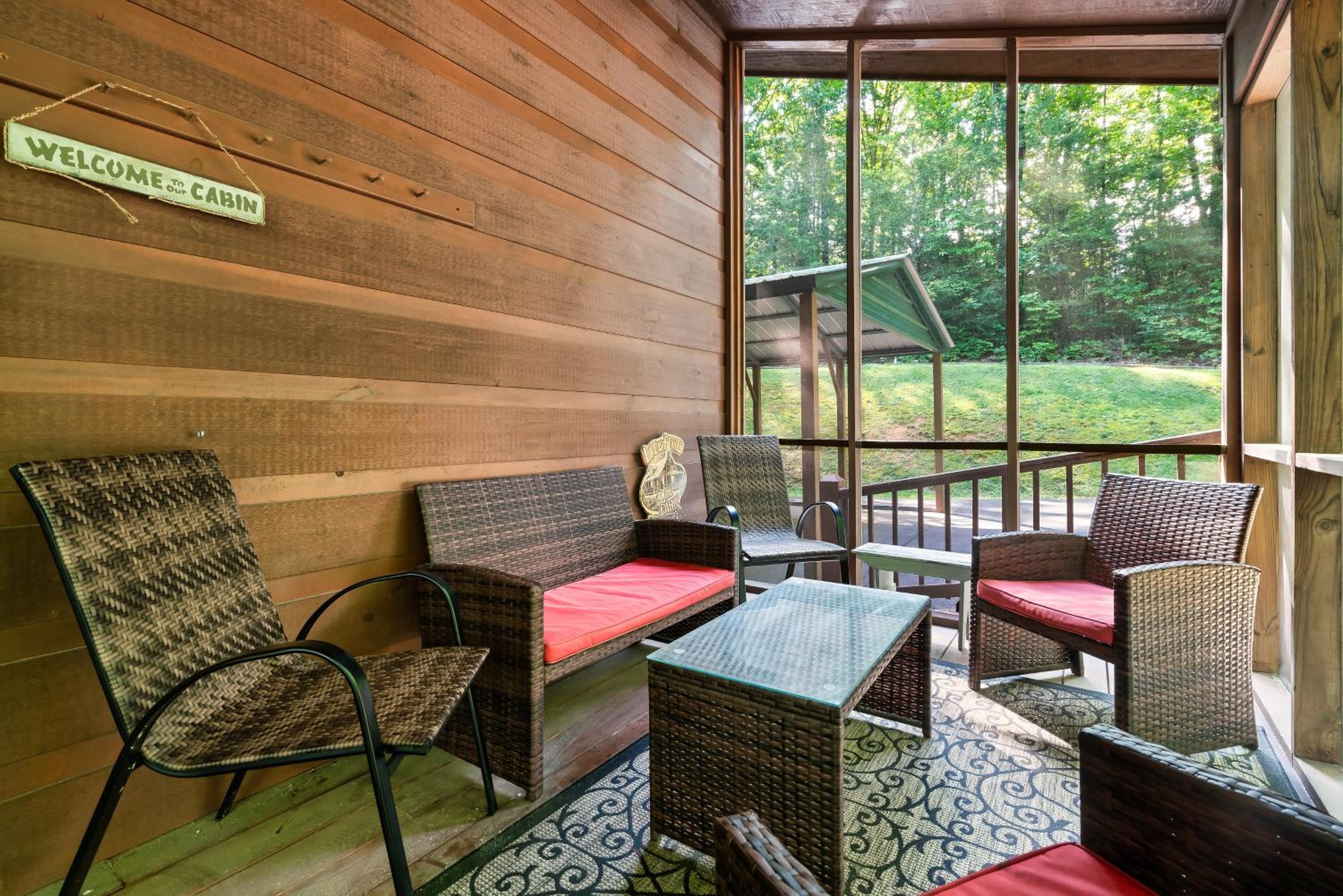 Peaceful Family Cabin with Hot Tub, Game Room, & More! view 3
