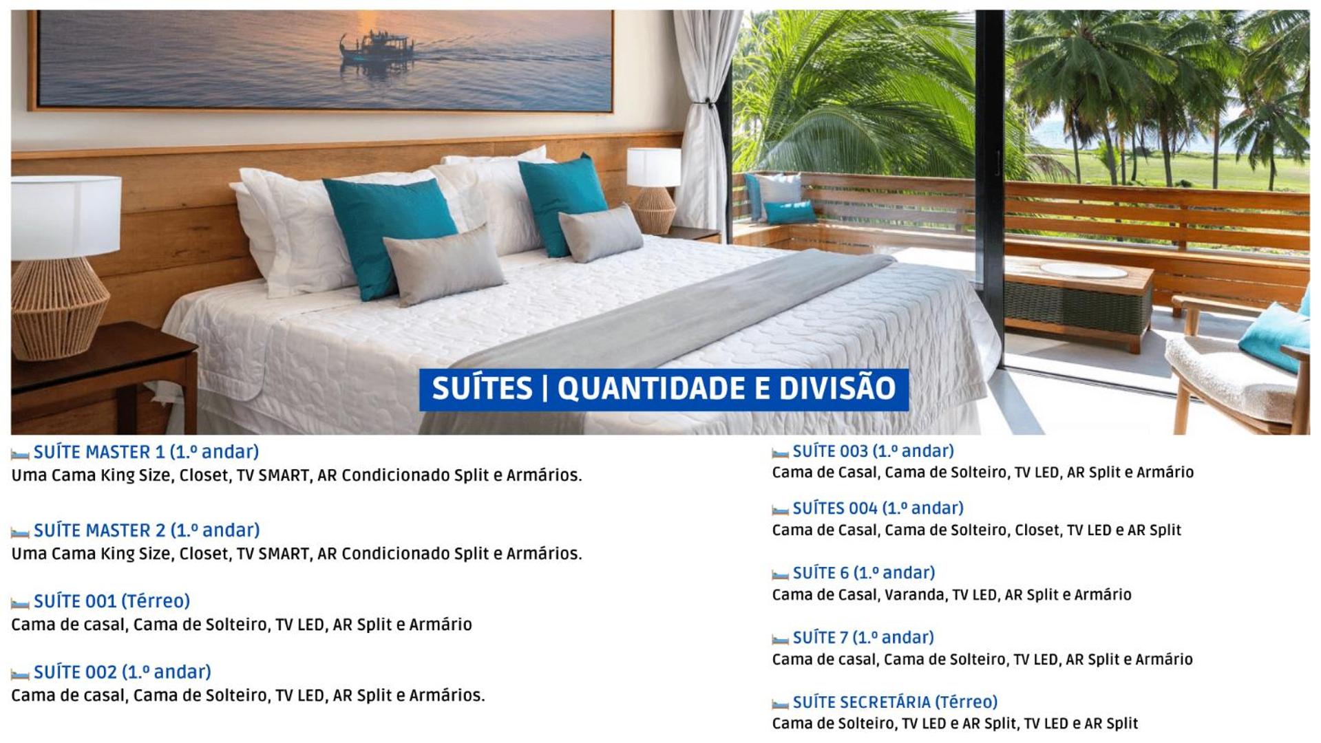 Oceanfront Mansion with 8 Suites in Praia do Forte