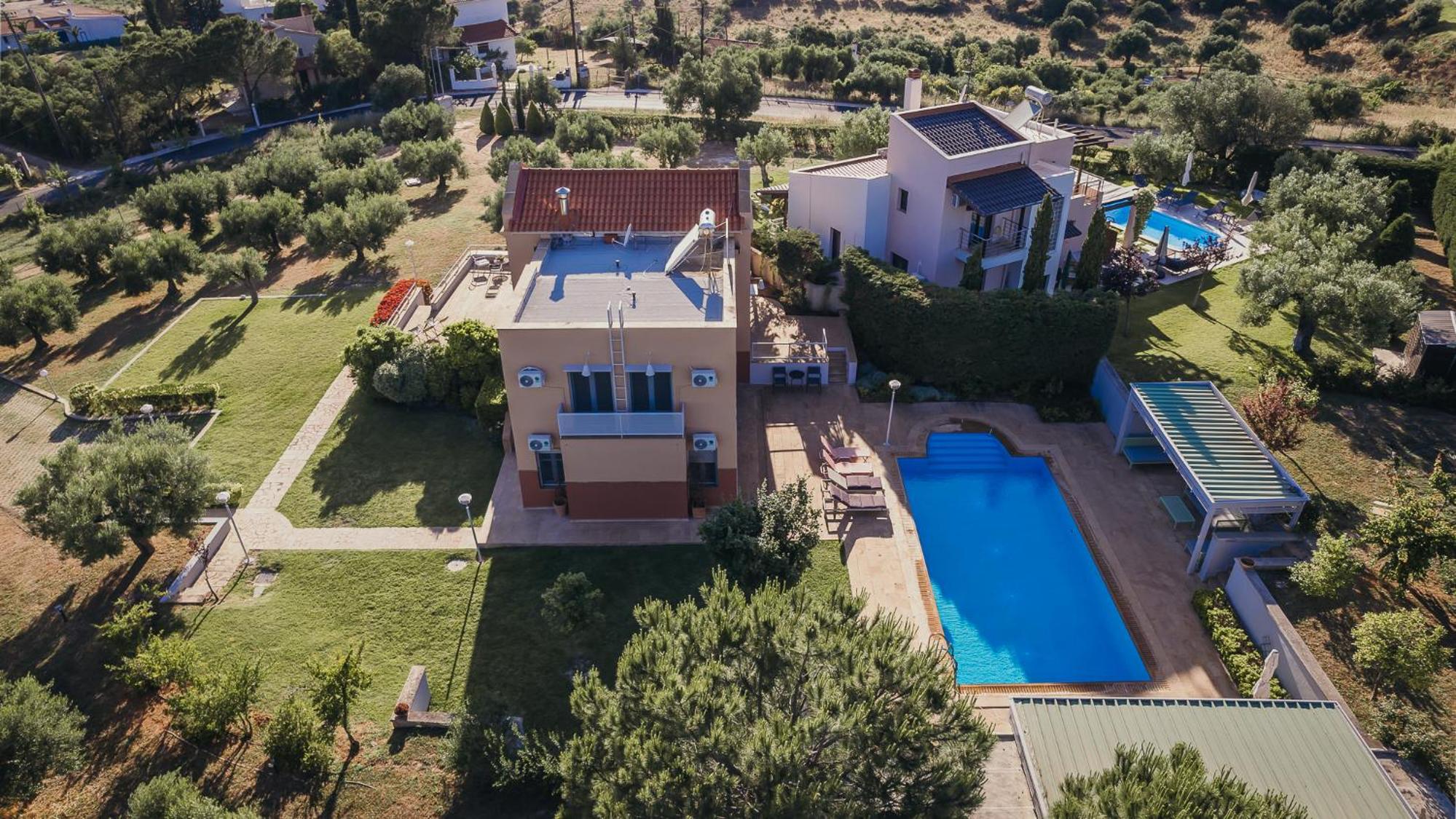 Thea II Sea View Private Pool Villa, Nikiti view 3