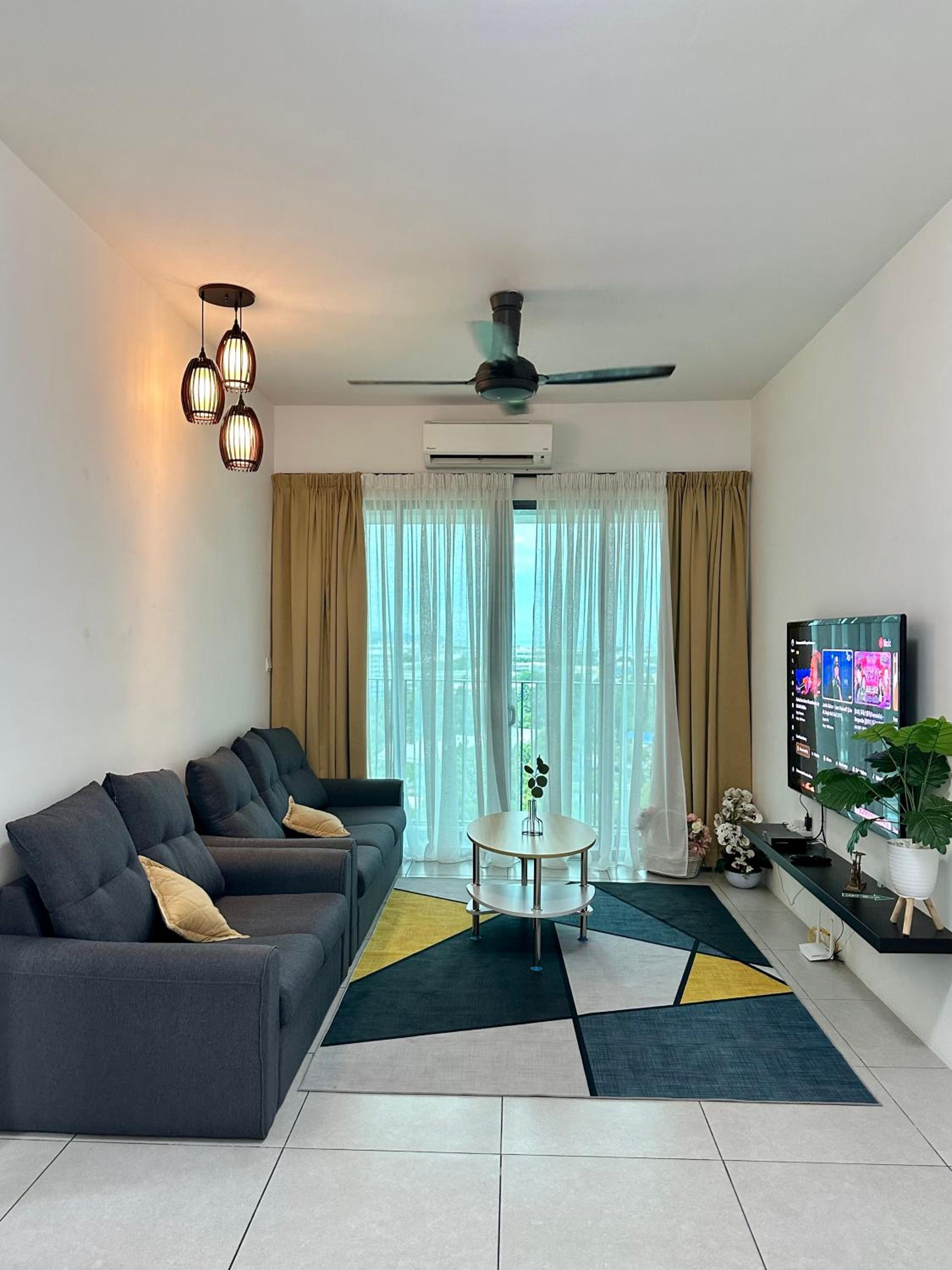 Spacious 3BR I Meritus Perai l Family & Nice View