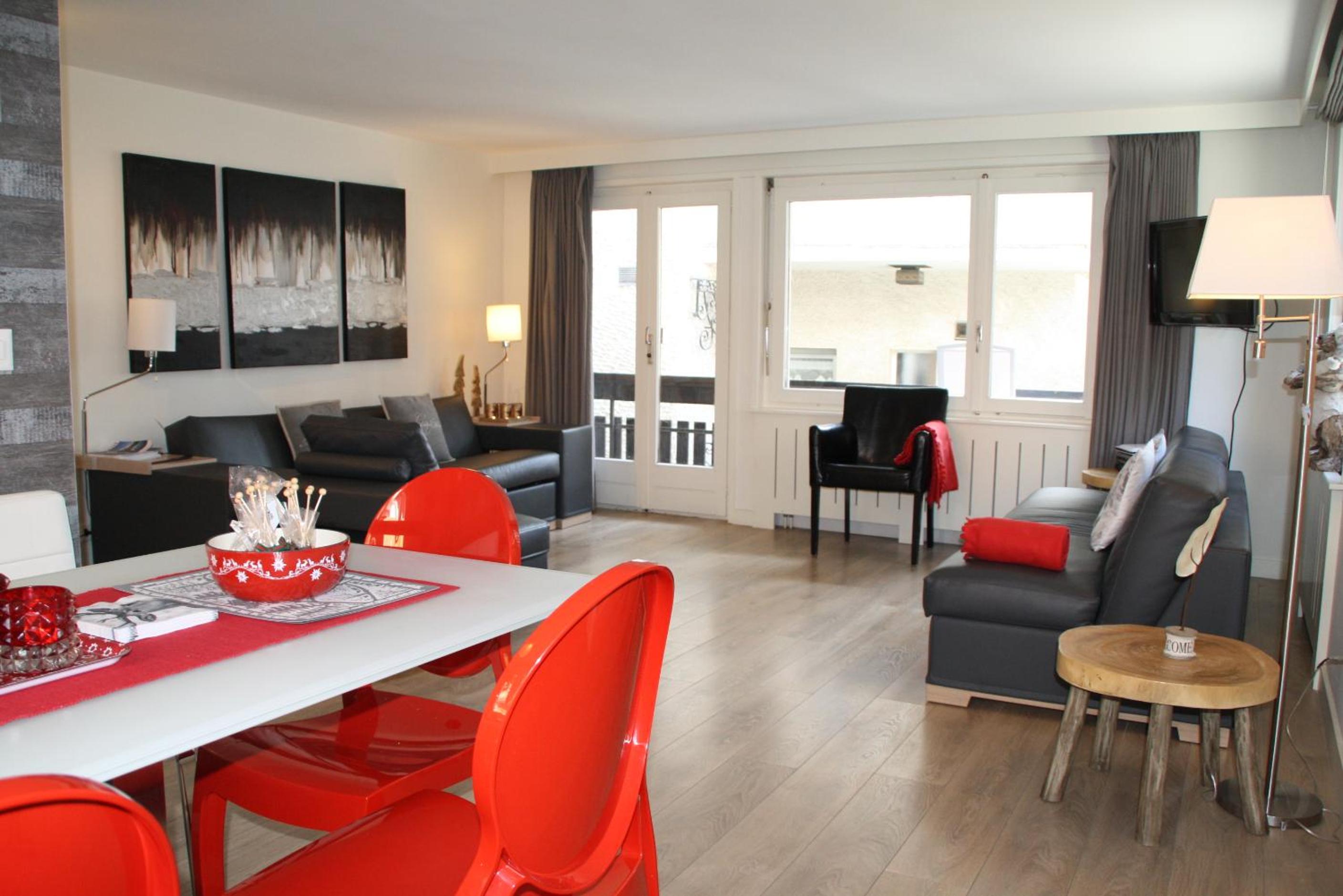 Central & Elegant Apartments,partially with Fireplace, by Zermatt Rental view 2