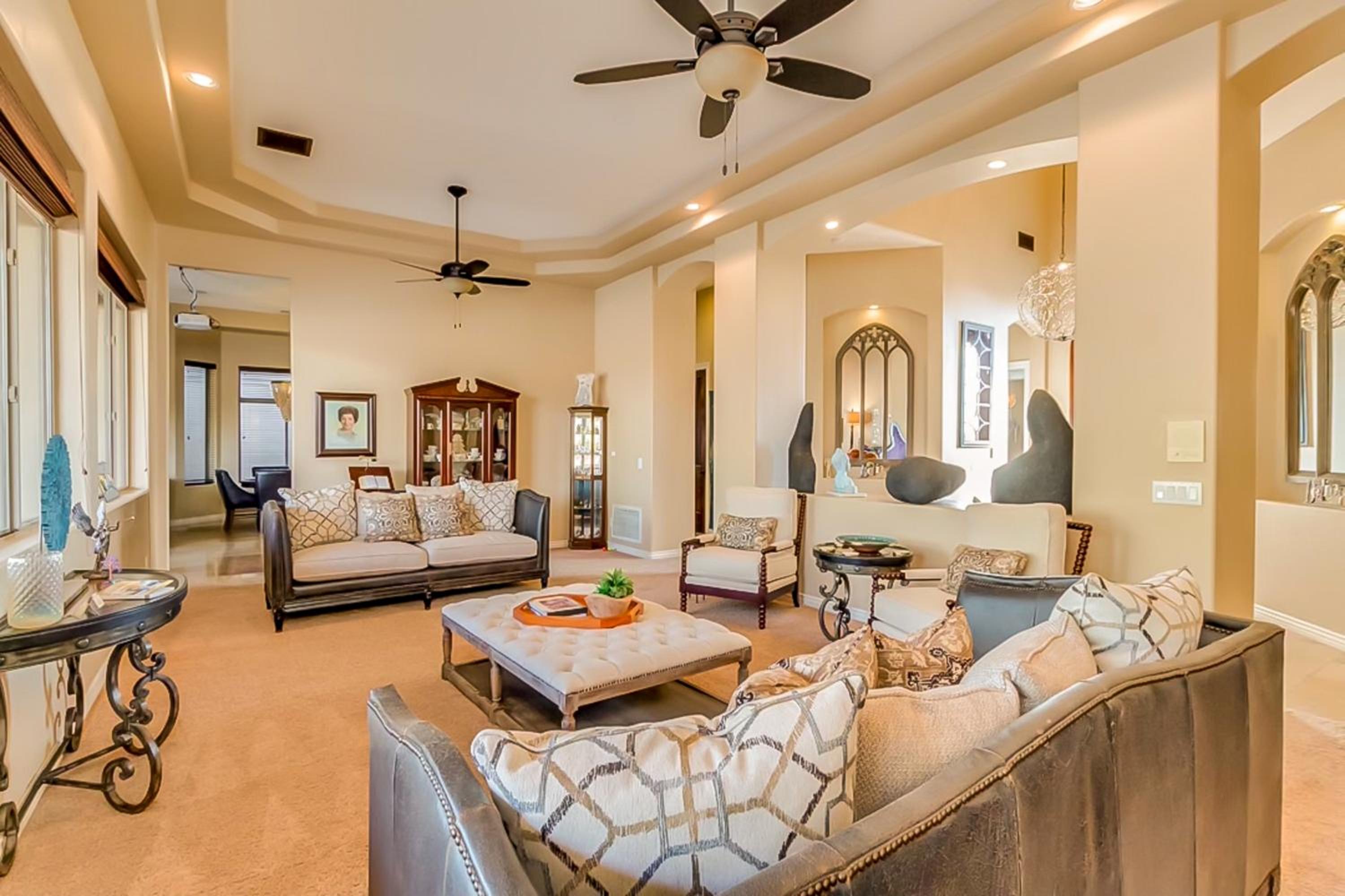 Saltwater Pool and Fire Pit Luxe Queen Creek Oasis!