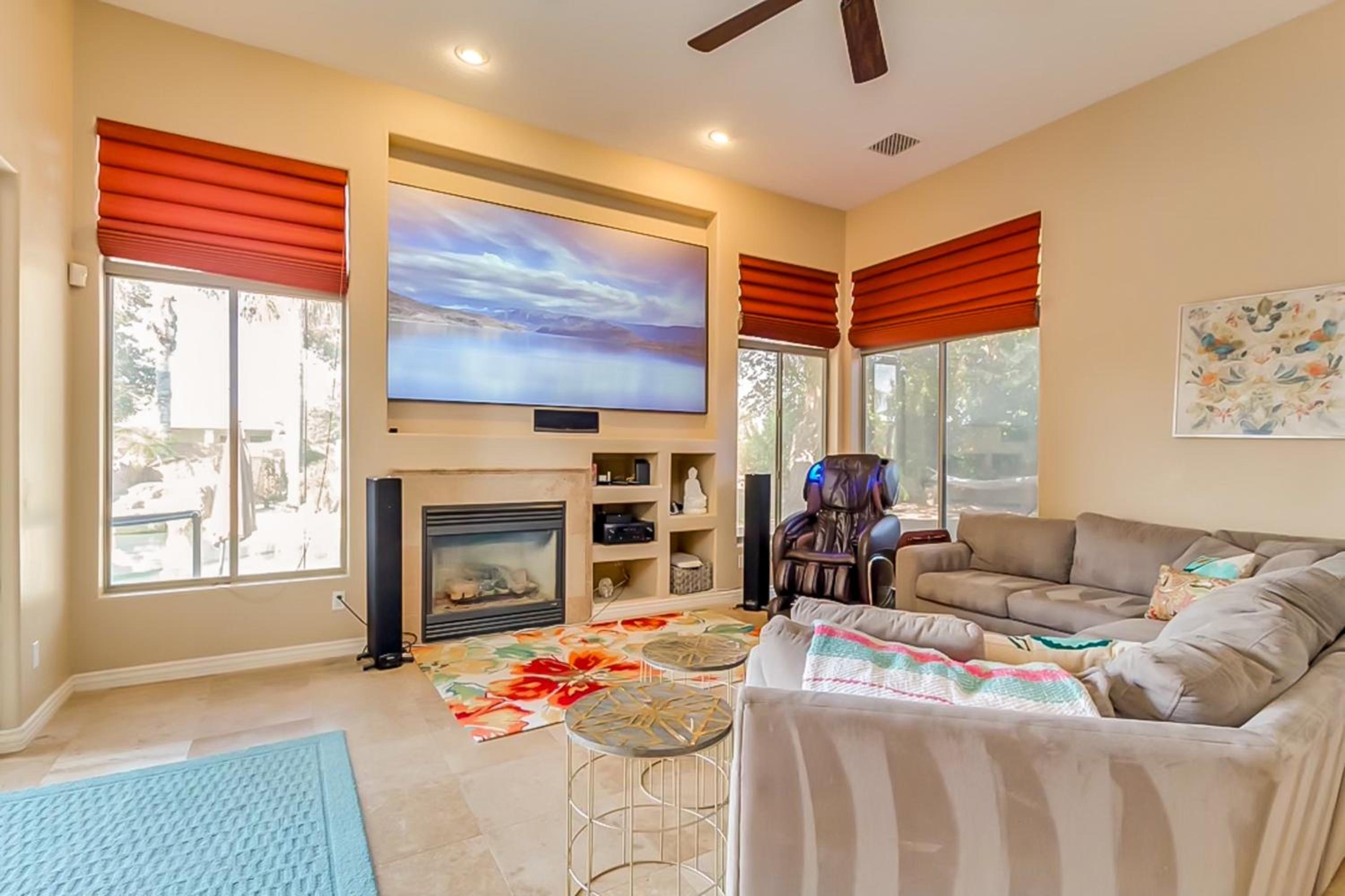 Saltwater Pool and Fire Pit Luxe Queen Creek Oasis!