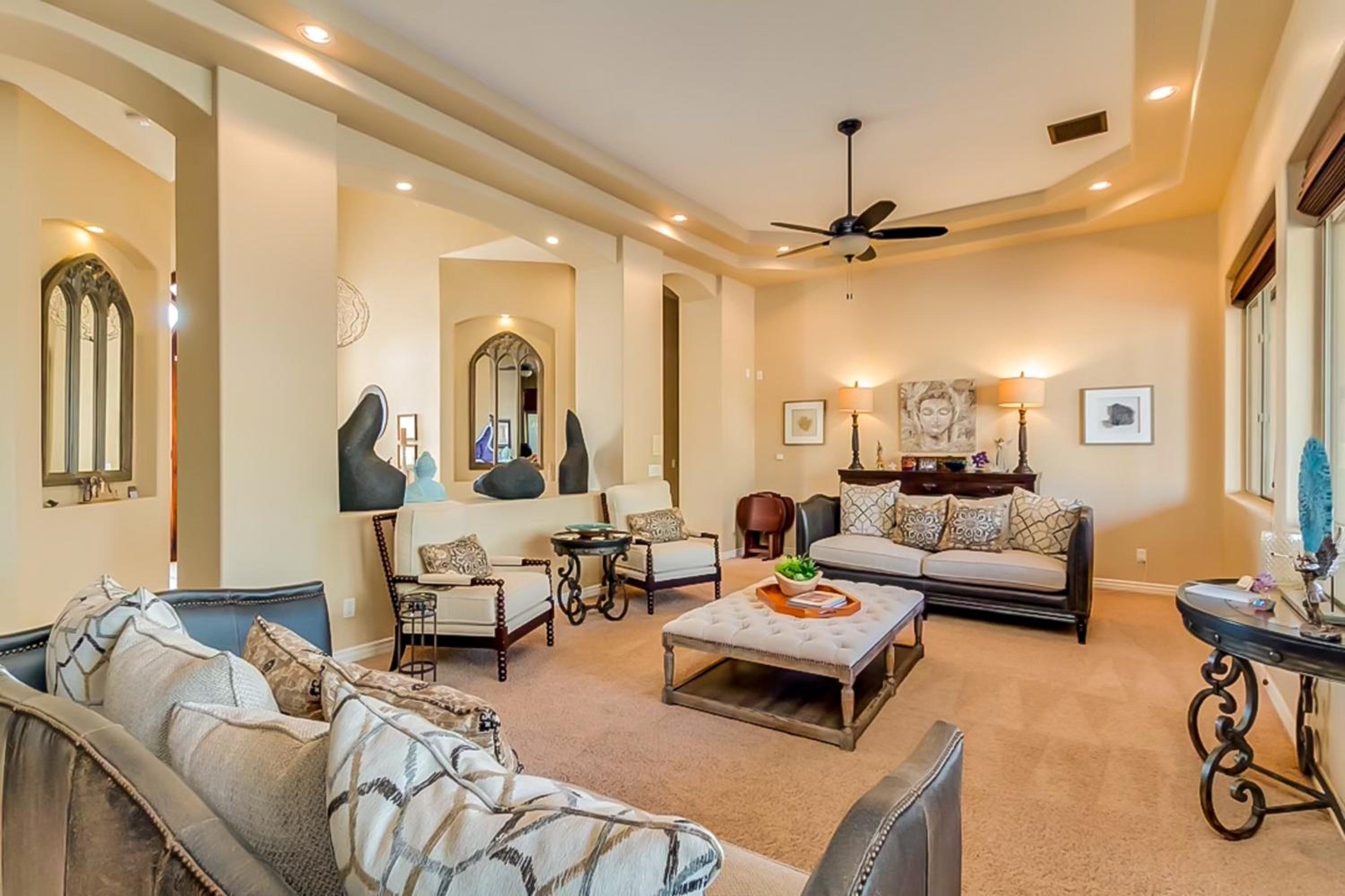 Saltwater Pool and Fire Pit Luxe Queen Creek Oasis!