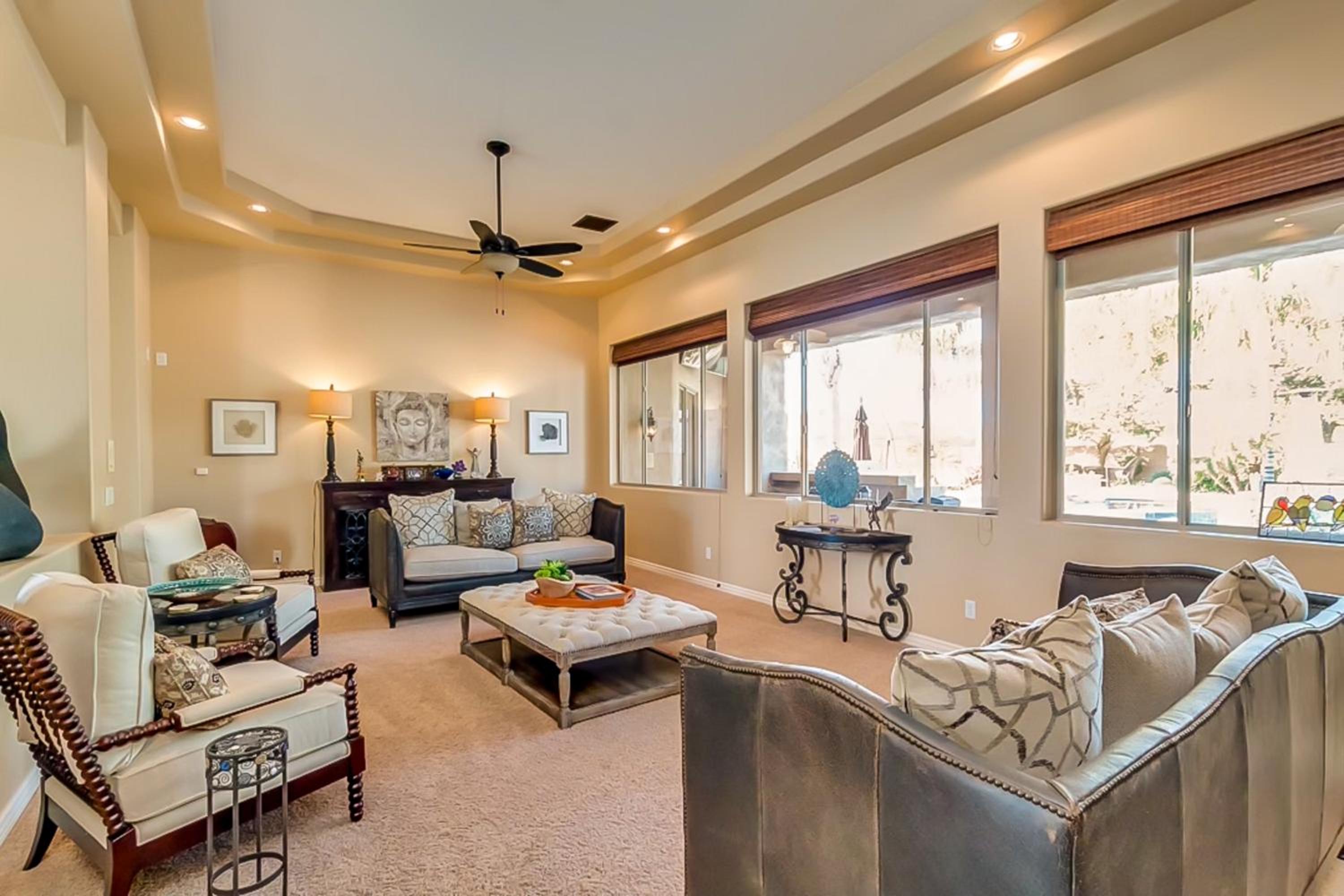 Saltwater Pool and Fire Pit Luxe Queen Creek Oasis!