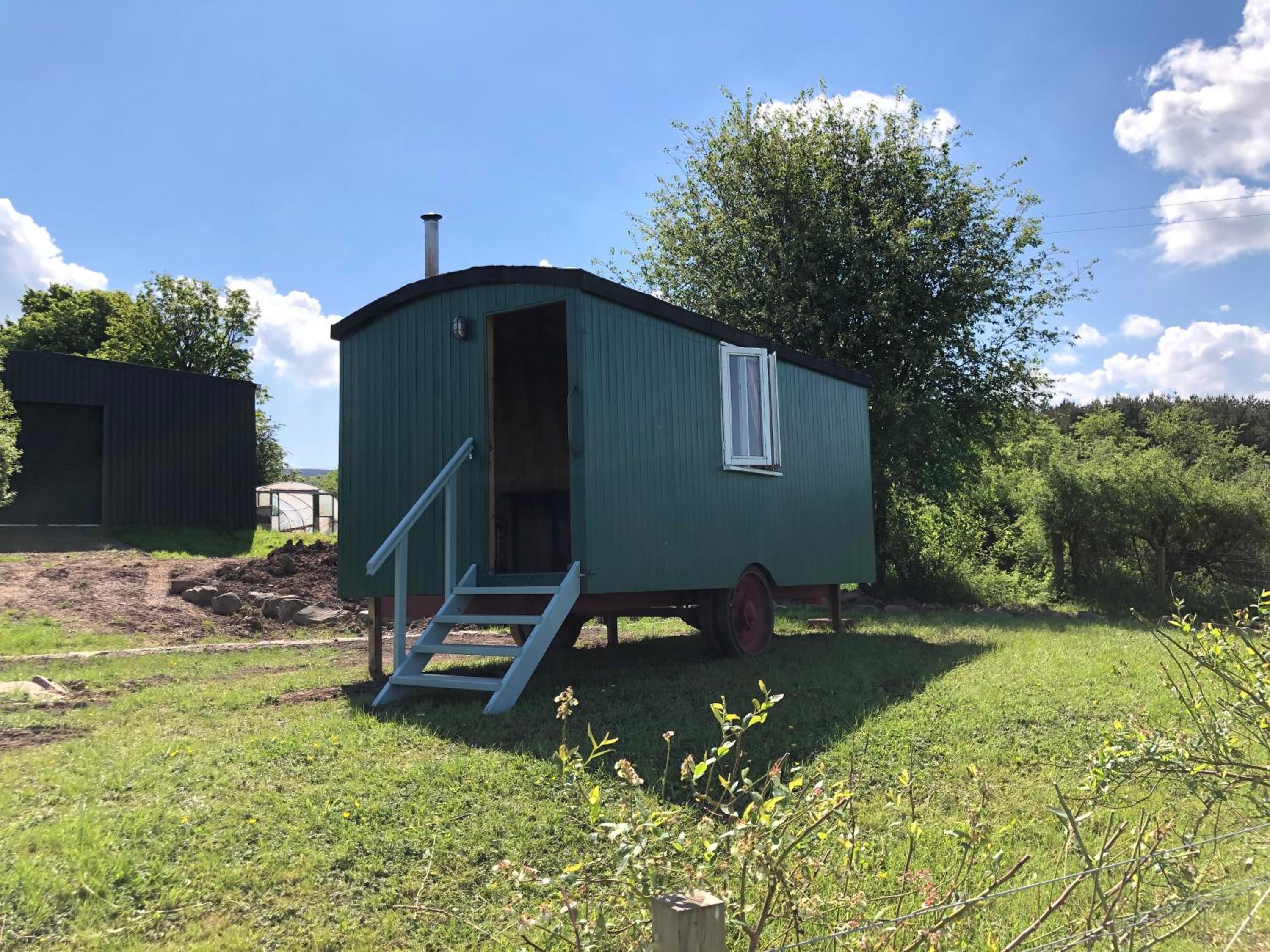 The Bothy and Wagon at Pitmeadow Farm view 2