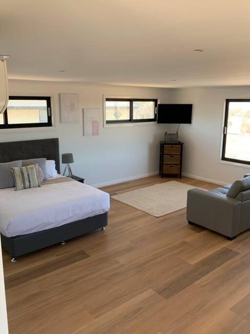 Modern studio with fabulous views