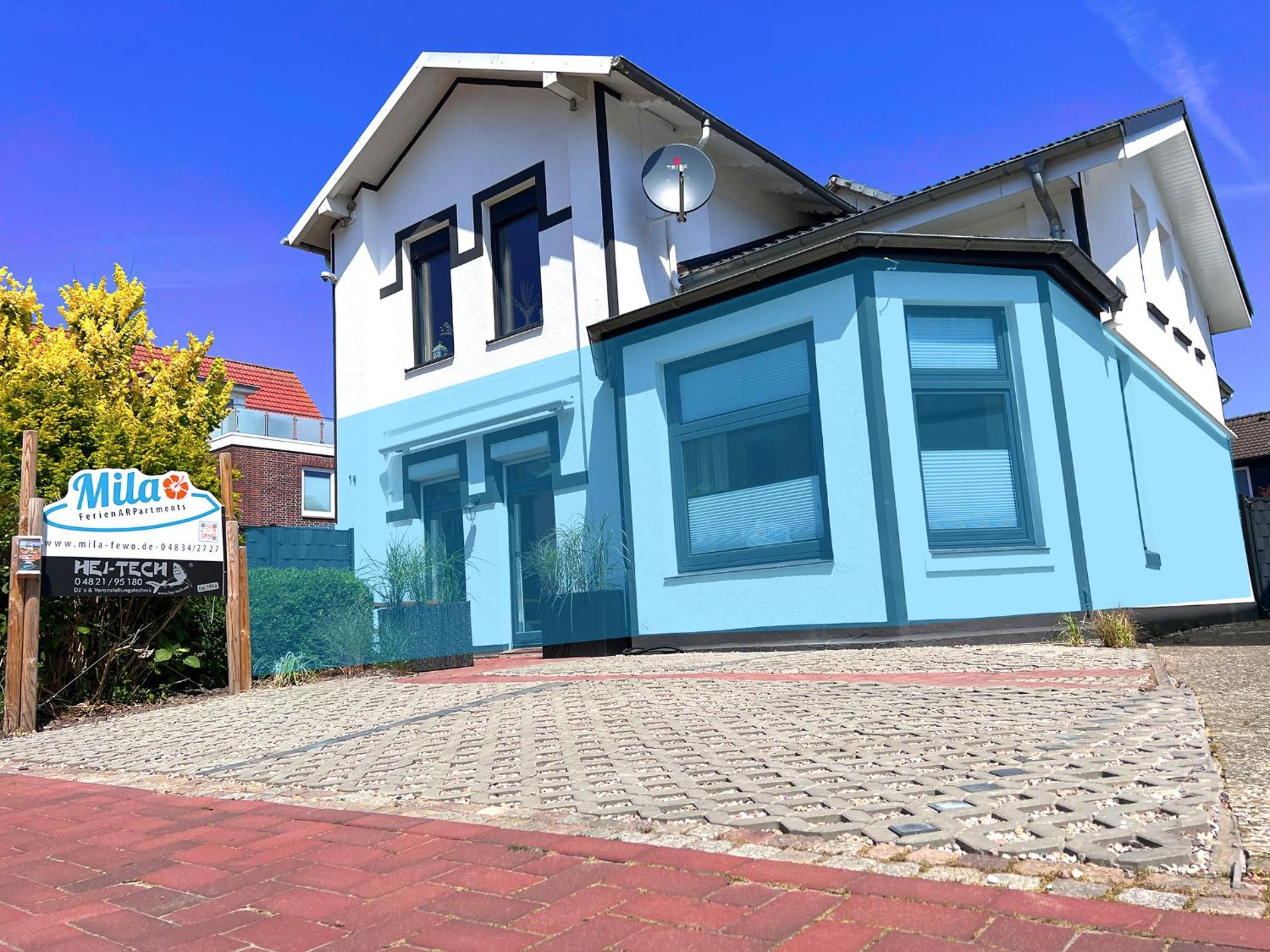 Villa Mila EG - by Mila FerienARPartments - Büsum Hafen, eigener Parkplatz, Terrasse