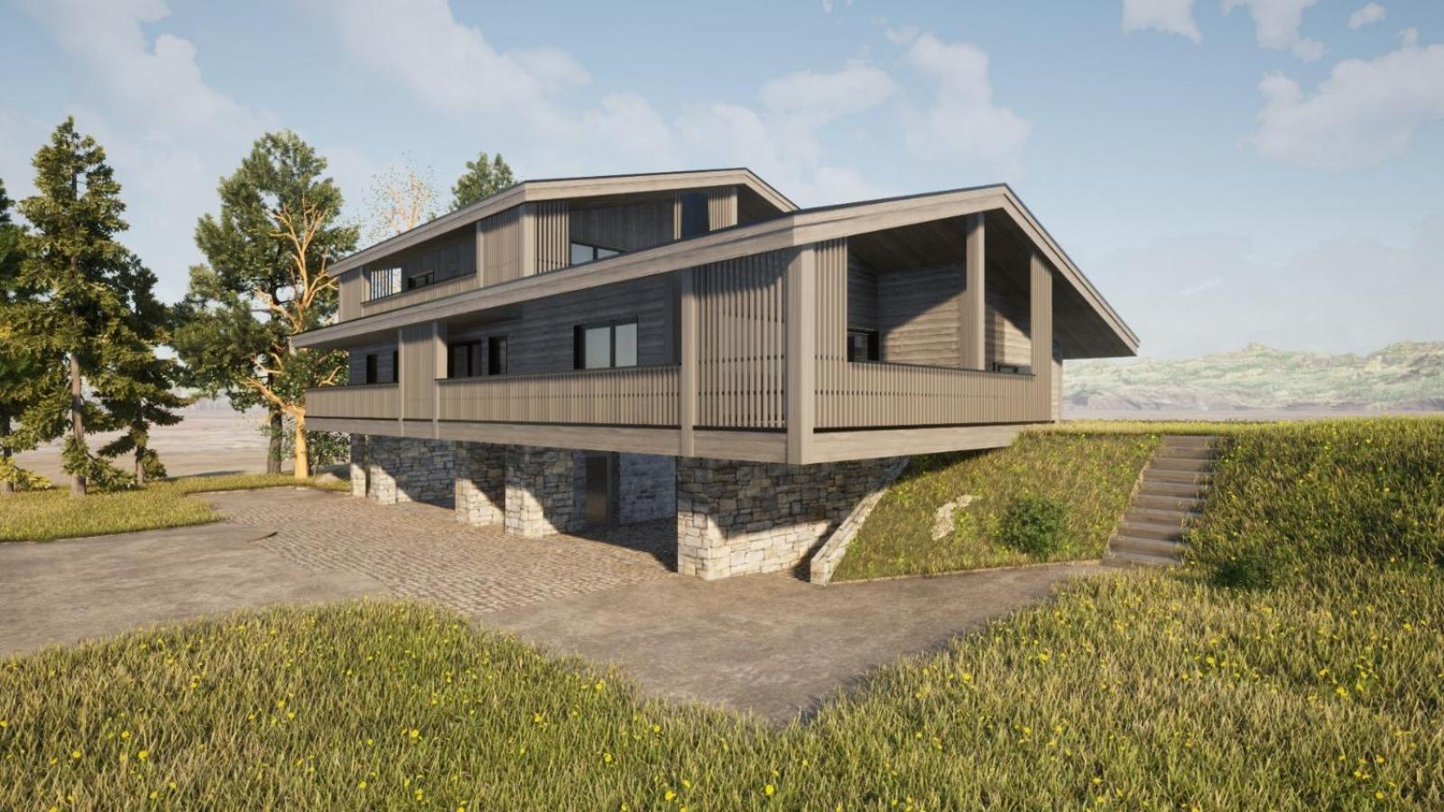 Luxury Chalet Tre Cime mit Privat Spa & Pool view 3