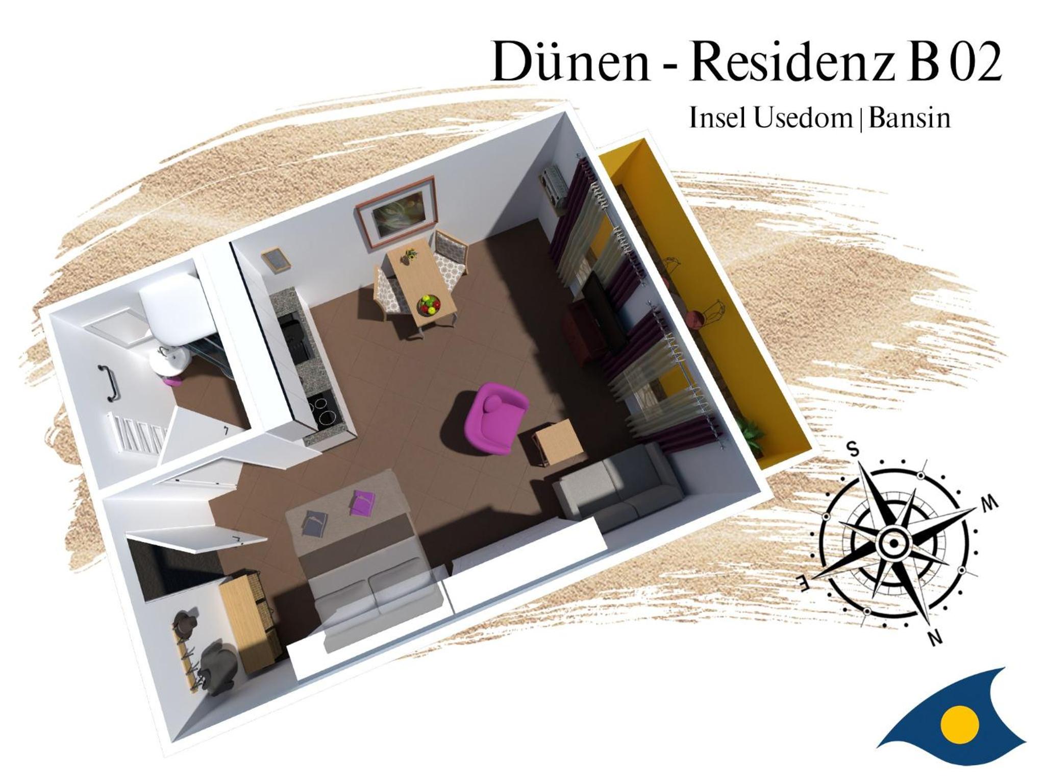 Dünen-Residenz B 02 view 2