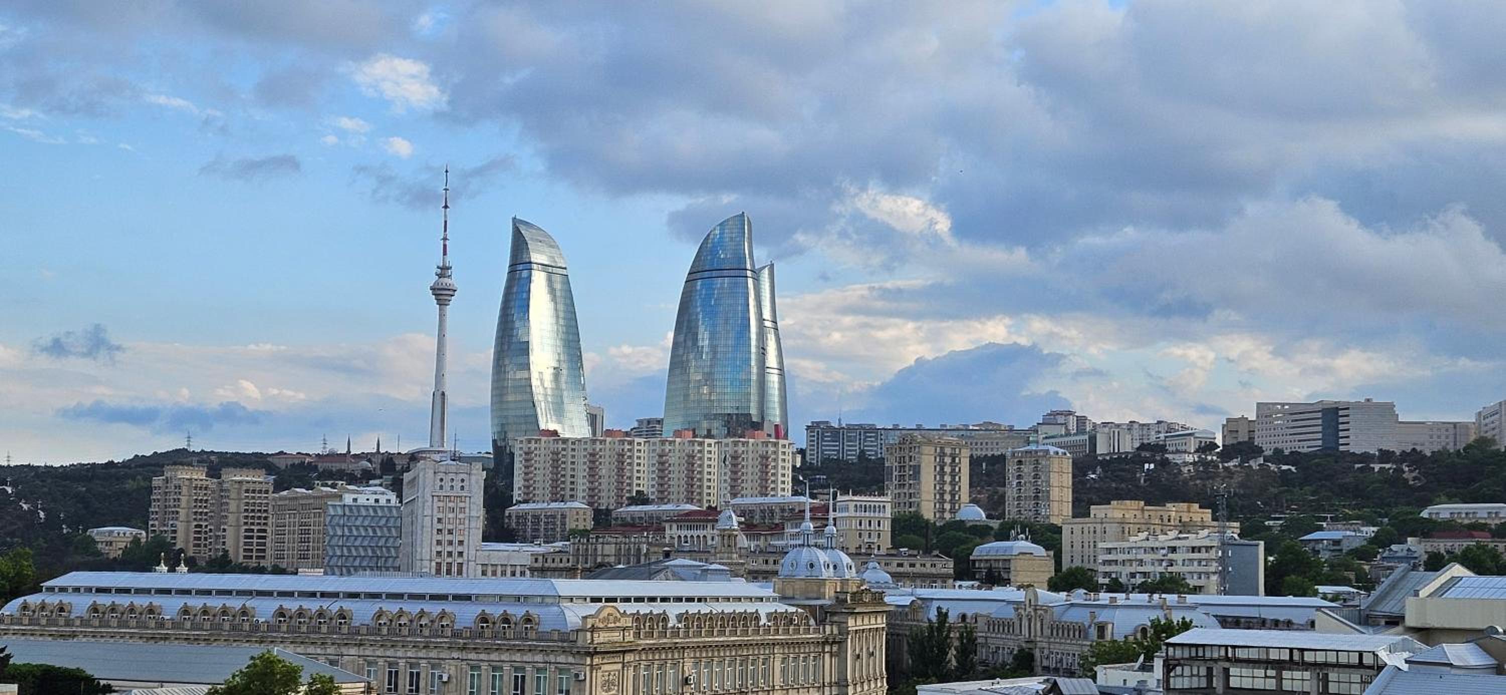 Baku center with nice view