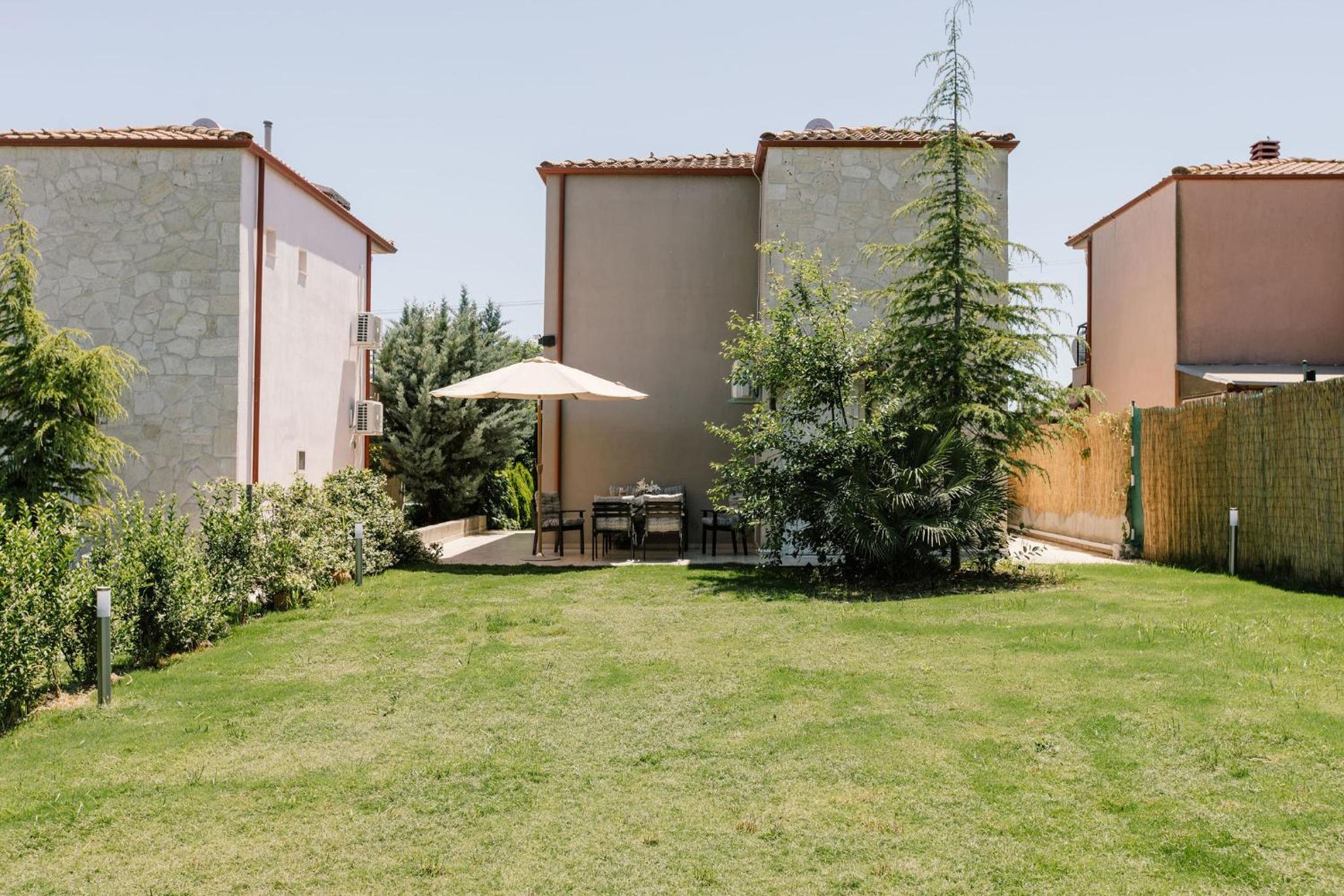 Sani Aquatic Villa with private garden view 2