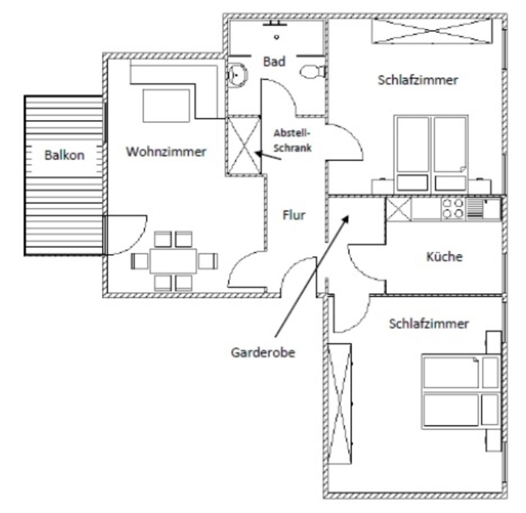Große Familien-Ferienwohnung in Strandnähe WLAN