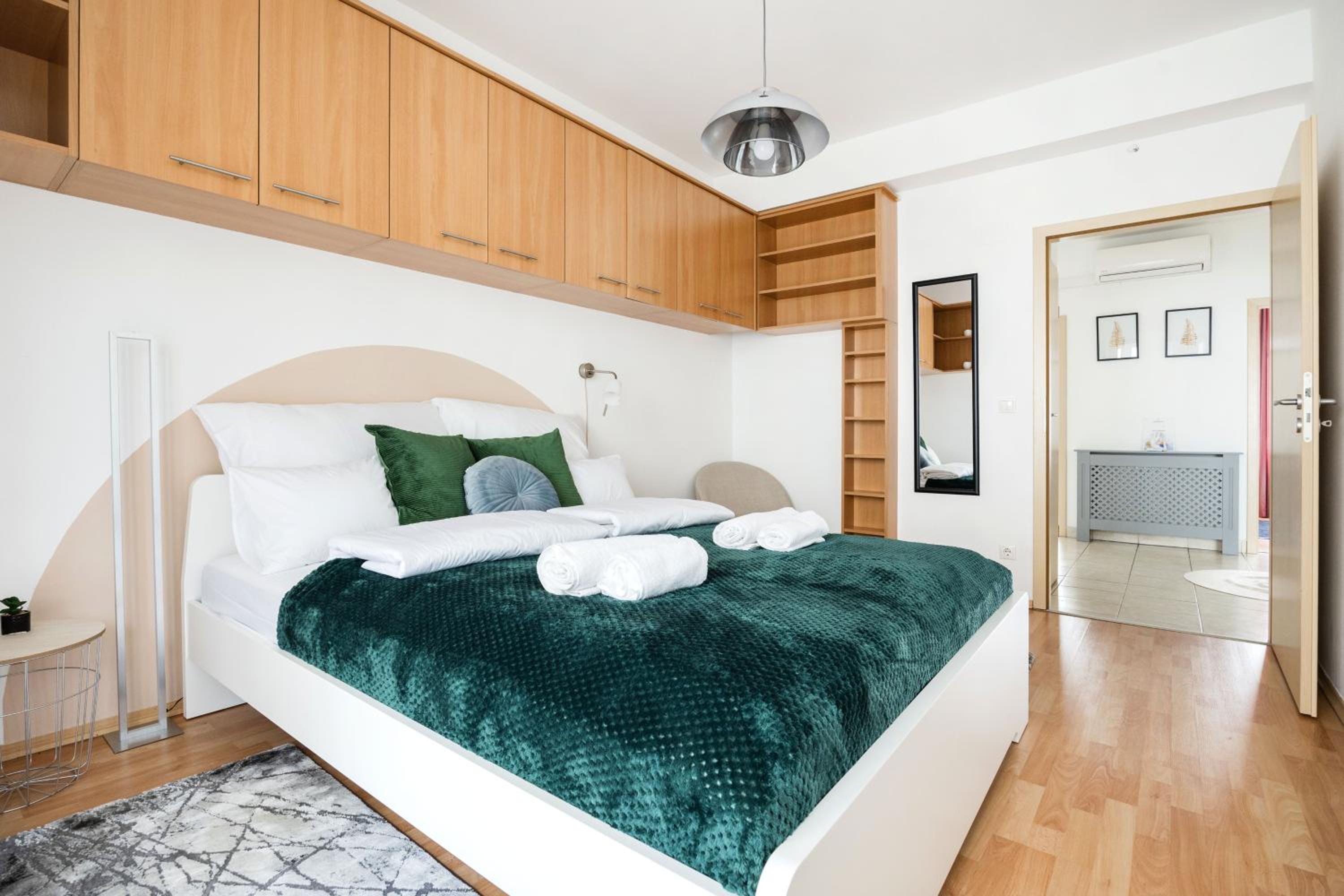 Modern two-bedroom apartment with free parking view 3