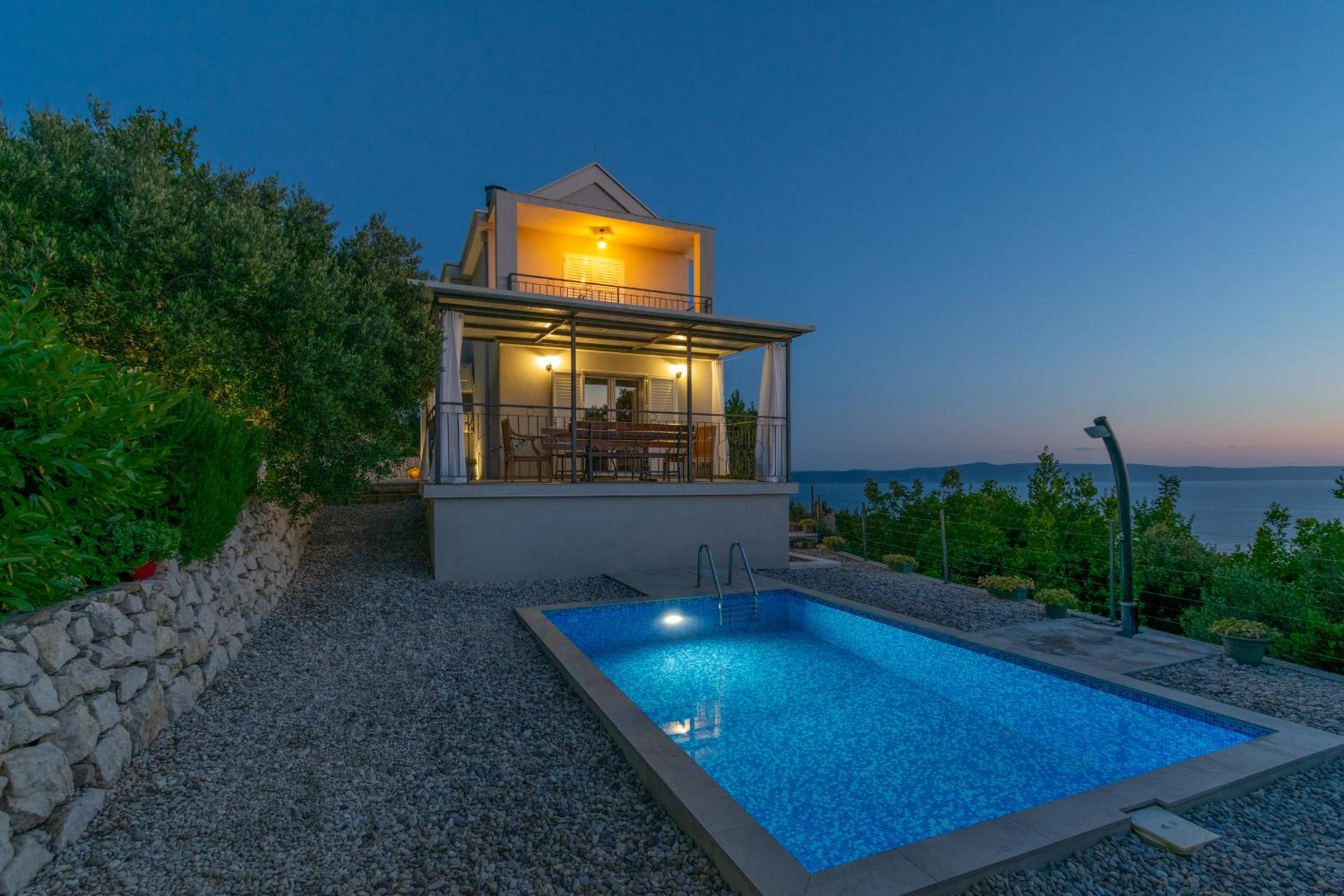 Villa with Sea View - Private Heated Pool view 4