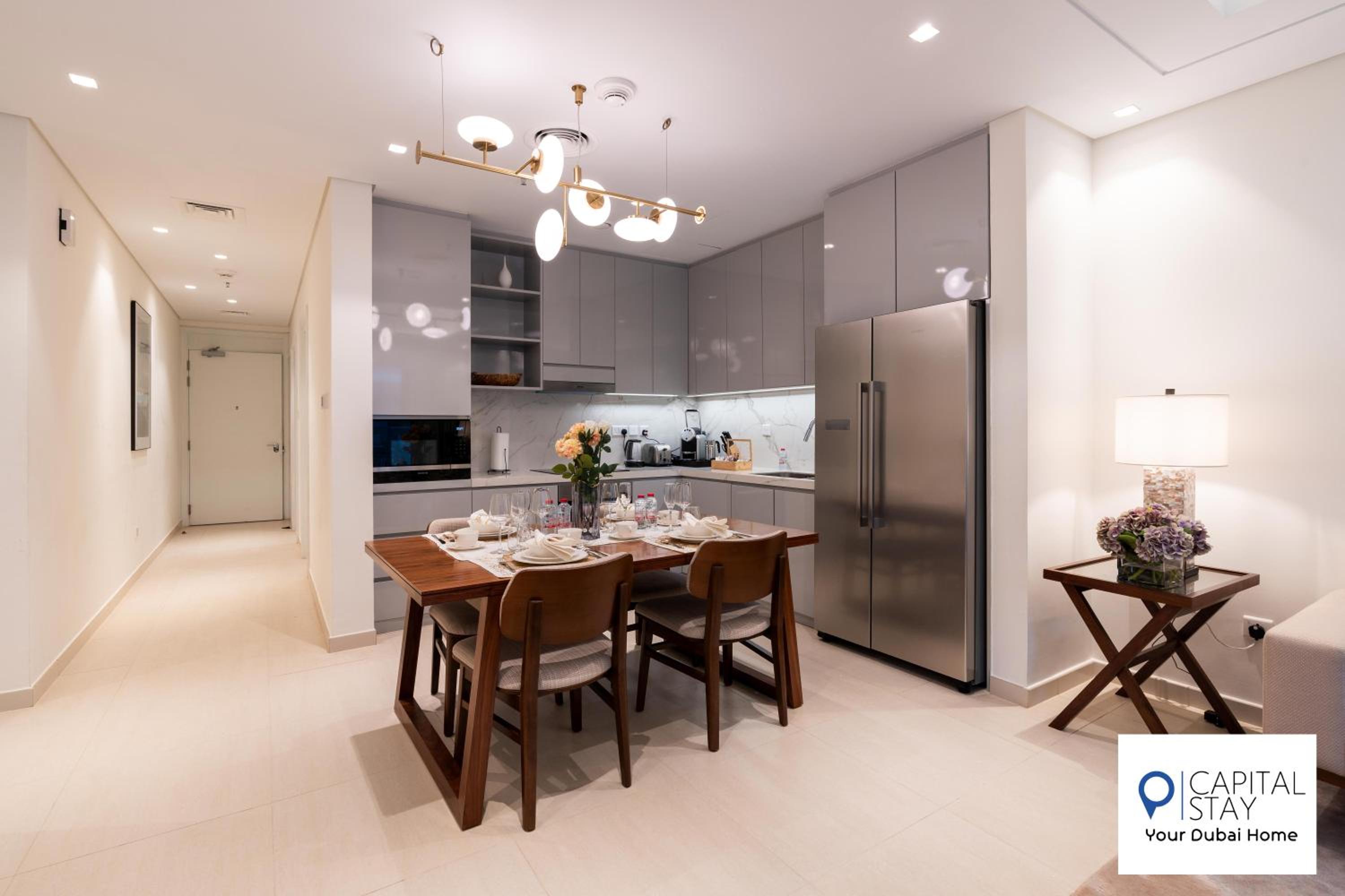 Capital Stay- Private Two Bed Apartment - The Address Beach Resort Residences Fujairah