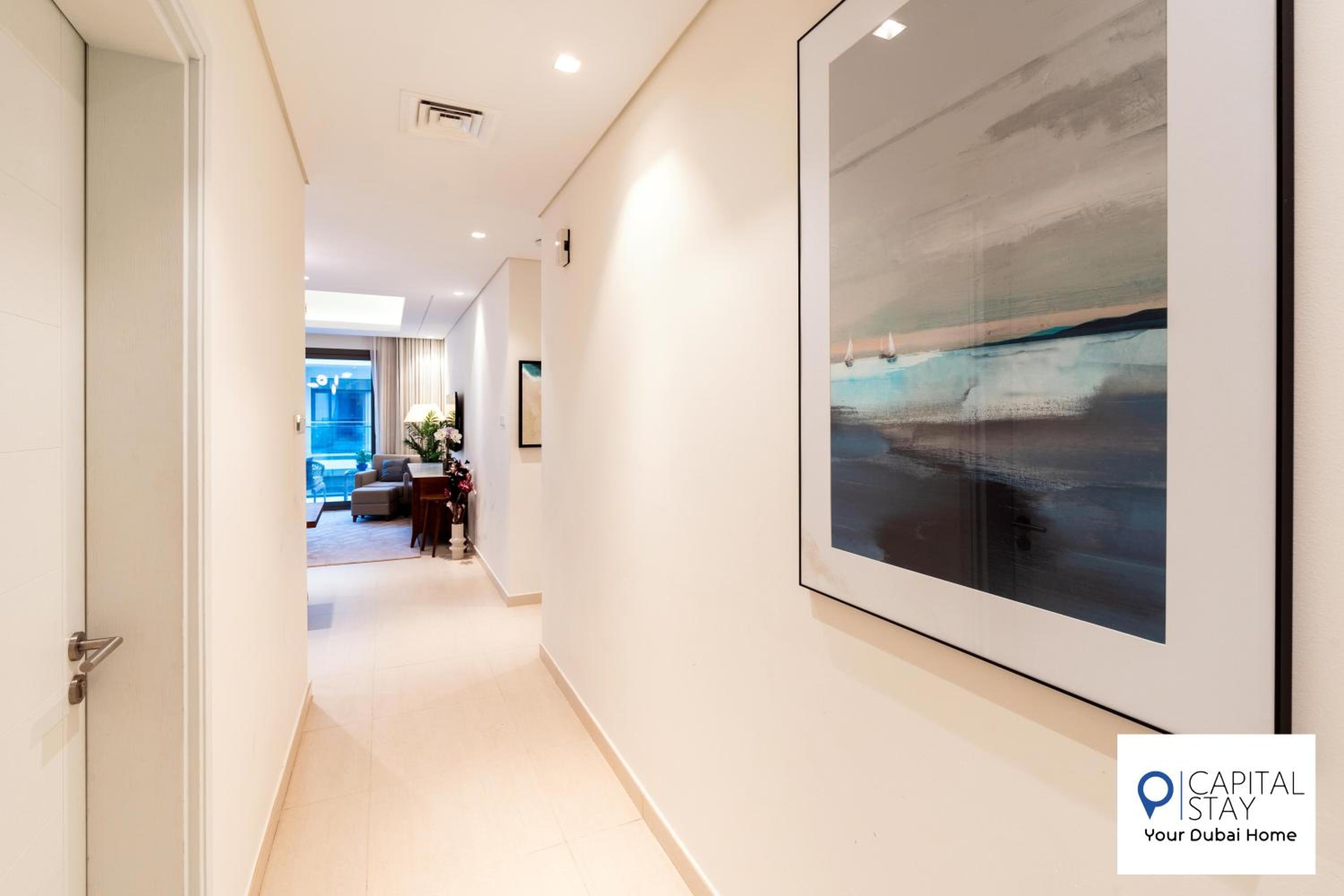 Capital Stay- Private Two Bed Apartment - The Address Beach Resort Residences Fujairah