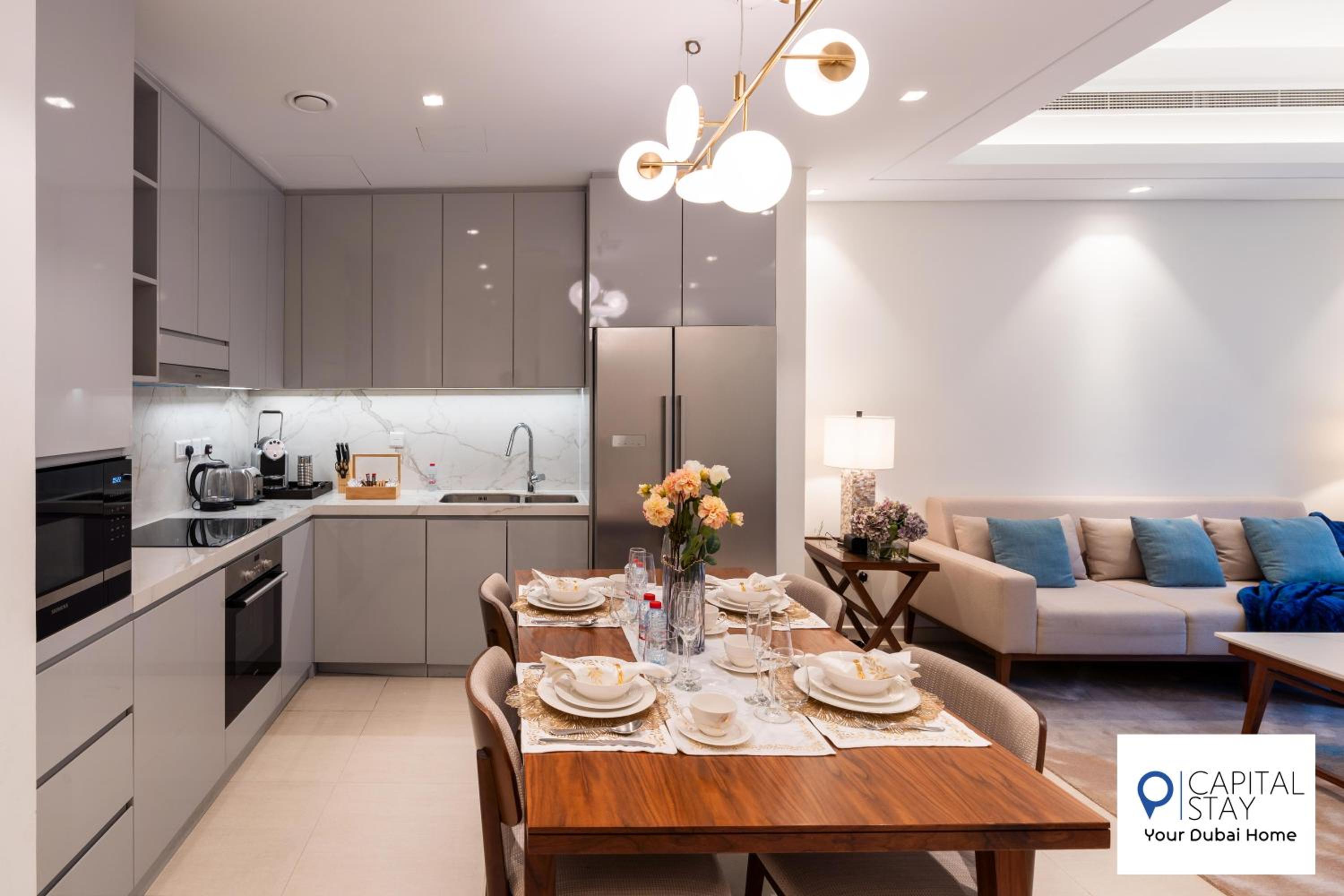 Capital Stay- Private Two Bed Apartment - The Address Beach Resort Residences Fujairah