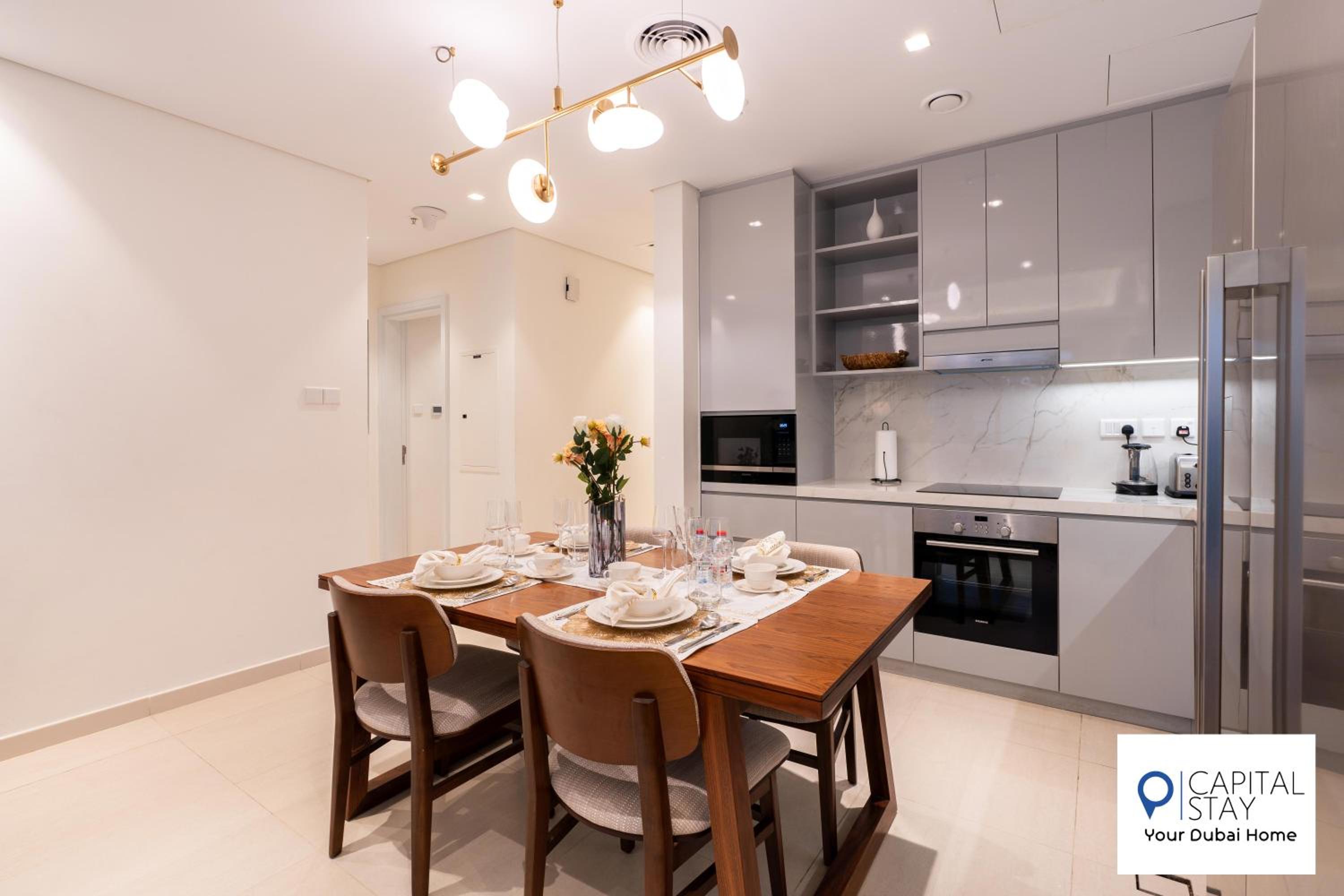 Capital Stay- Private Two Bed Apartment - The Address Beach Resort Residences Fujairah