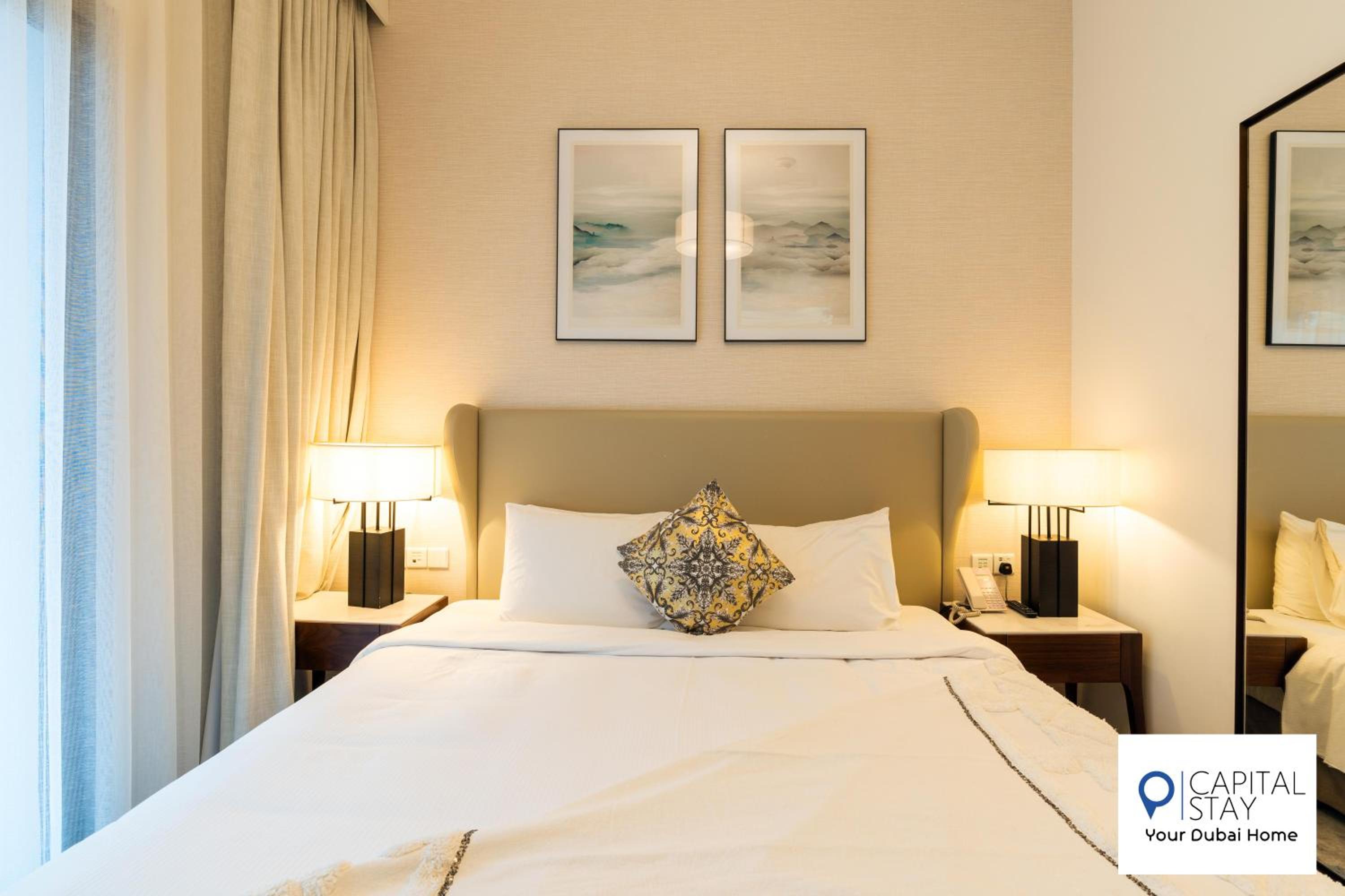Capital Stay- Private Two Bed Apartment - The Address Beach Resort Residences Fujairah