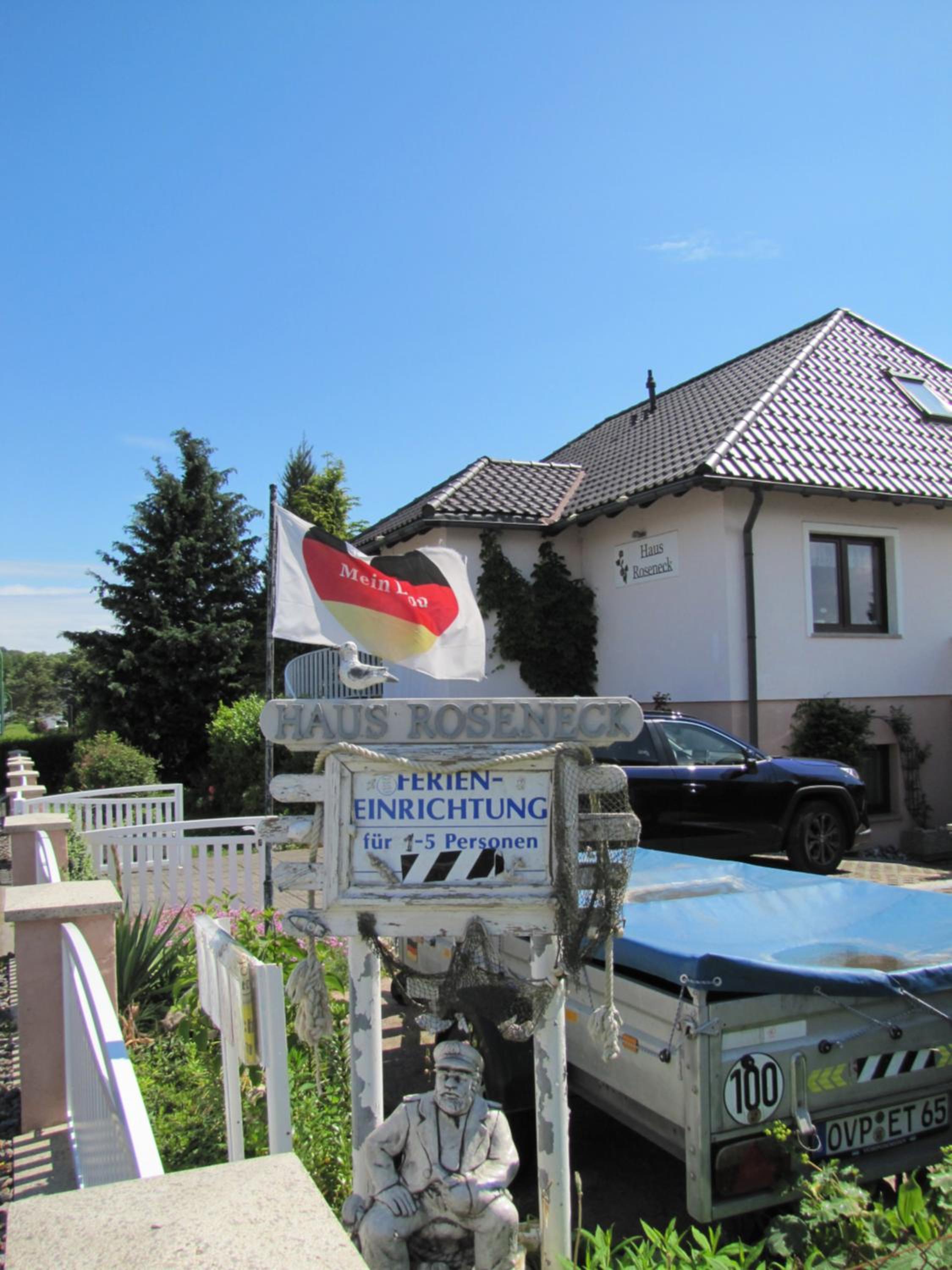 Haus Roseneck Seebad Ückeritz auf Insel Usedom Vermietung im Bereich Souterrain !