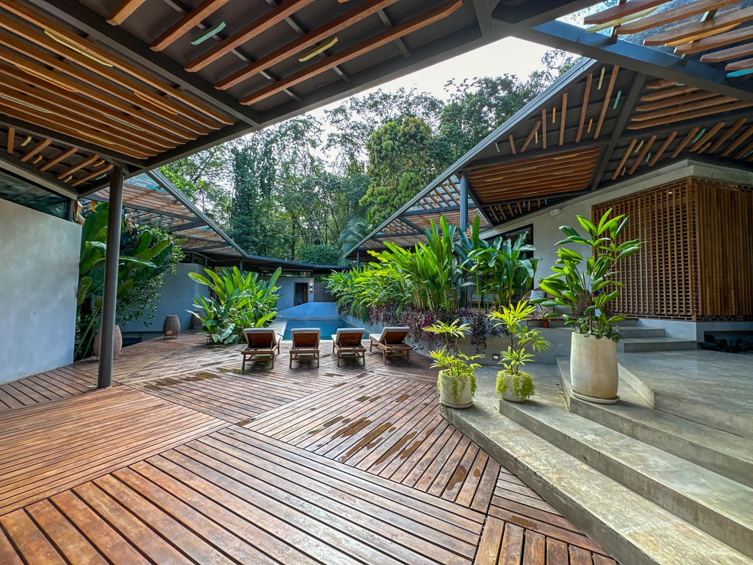 Luxury Jungle Villa with Open-Air Baths and Pool