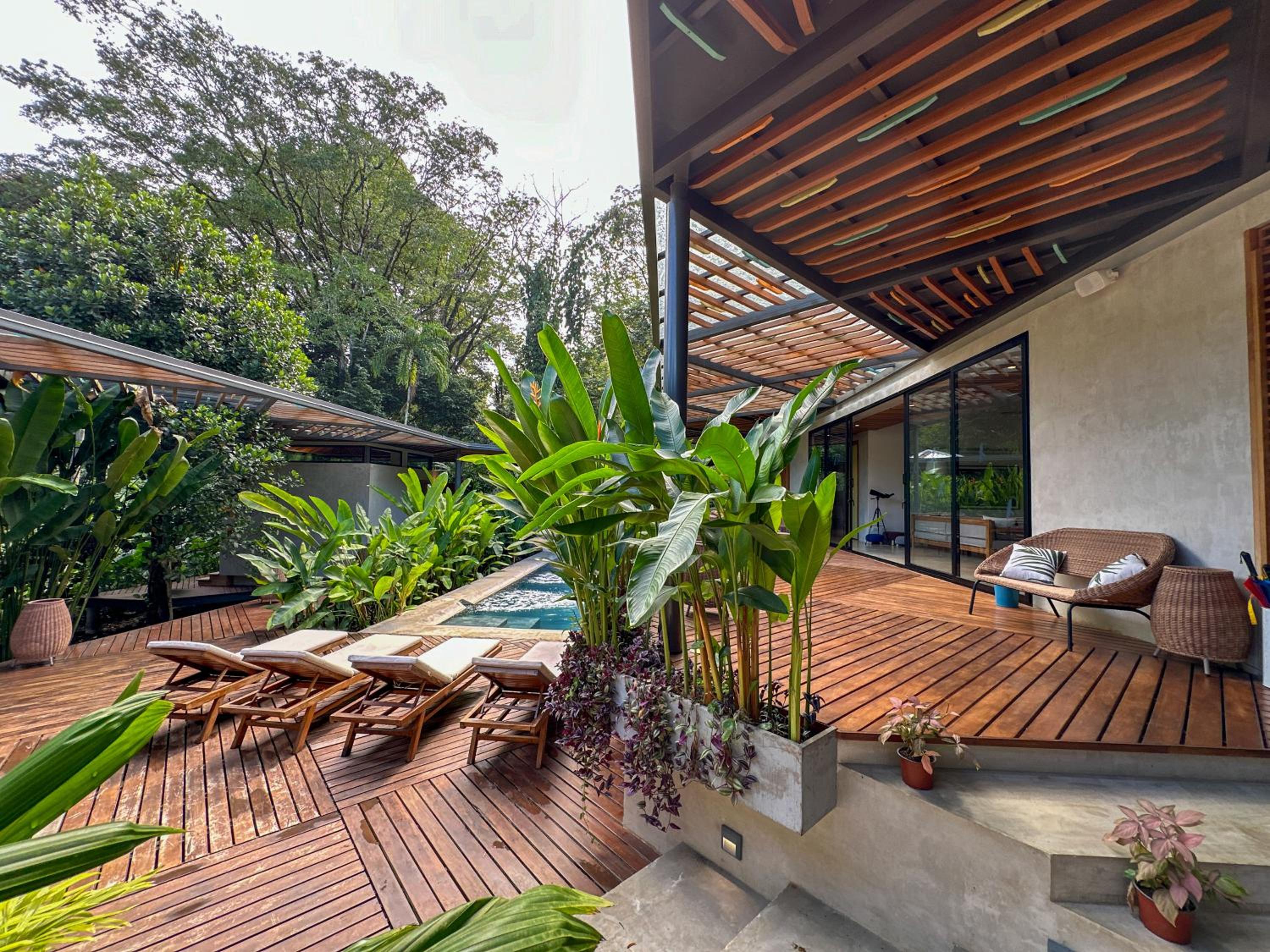 Luxury Jungle Villa with Open-Air Baths and Pool