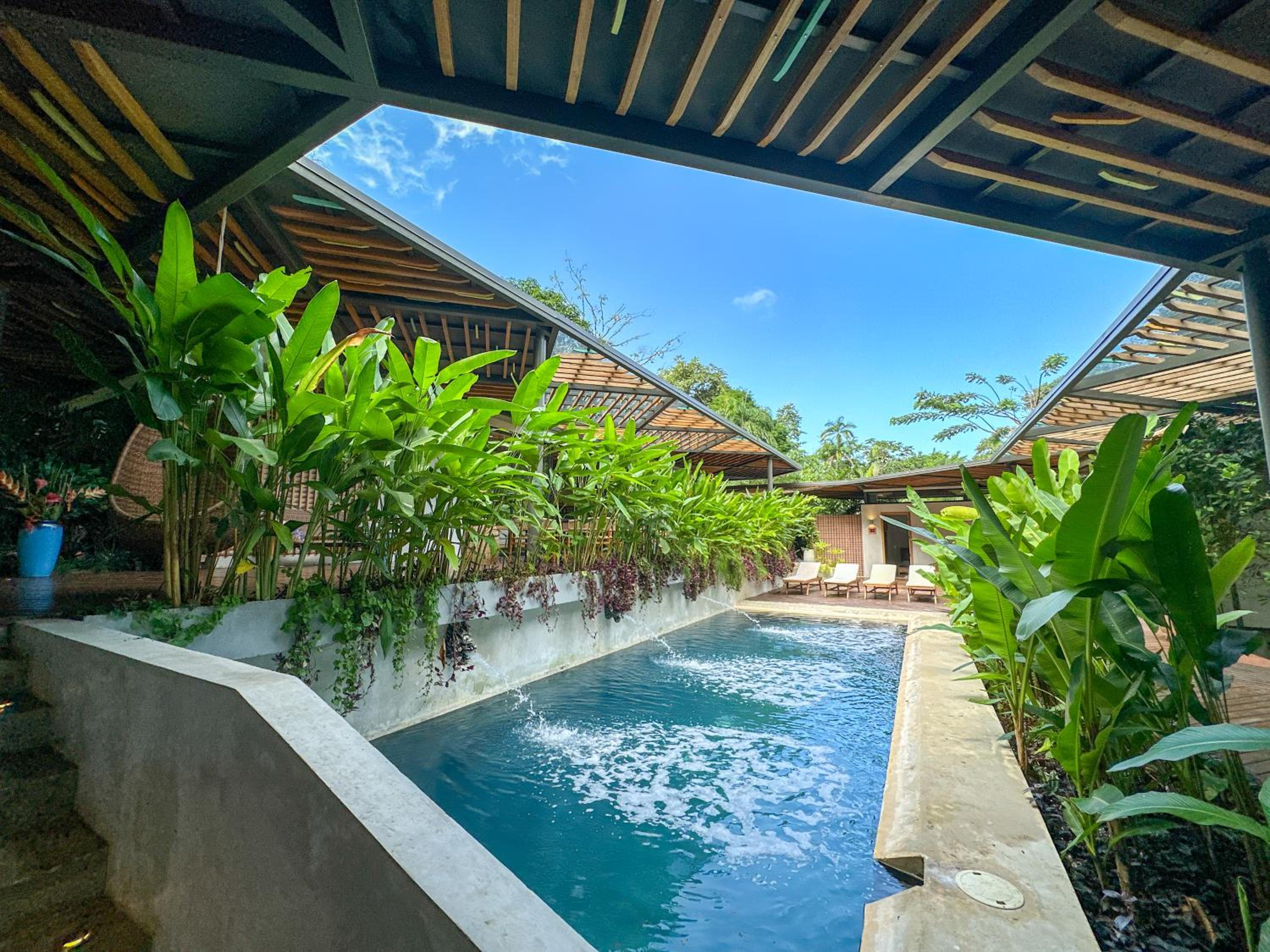 Luxury Jungle Villa with Open-Air Baths and Pool