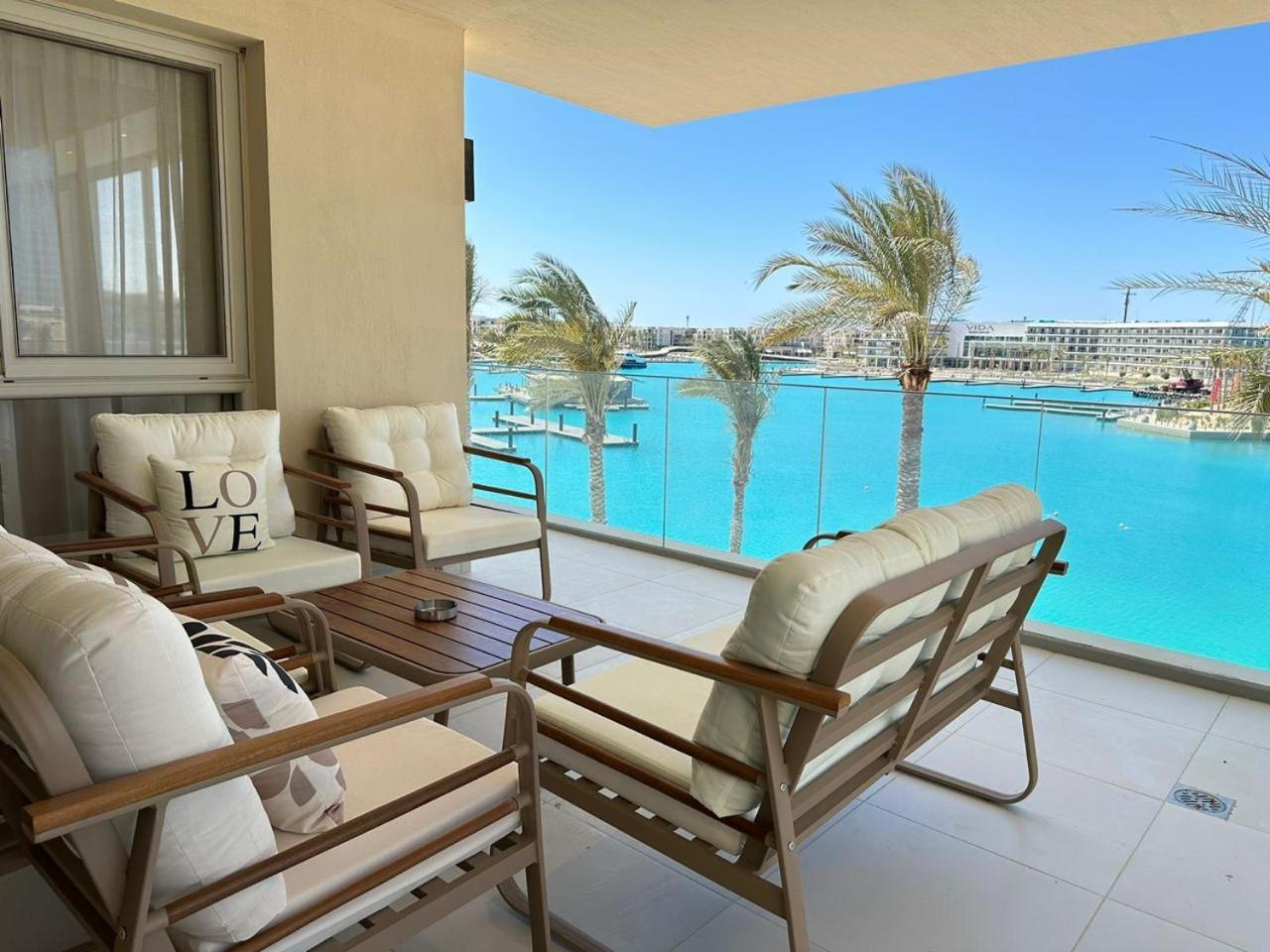 Amazing Sea view Marassi north coast 3bedroom Chalet turquoise 309