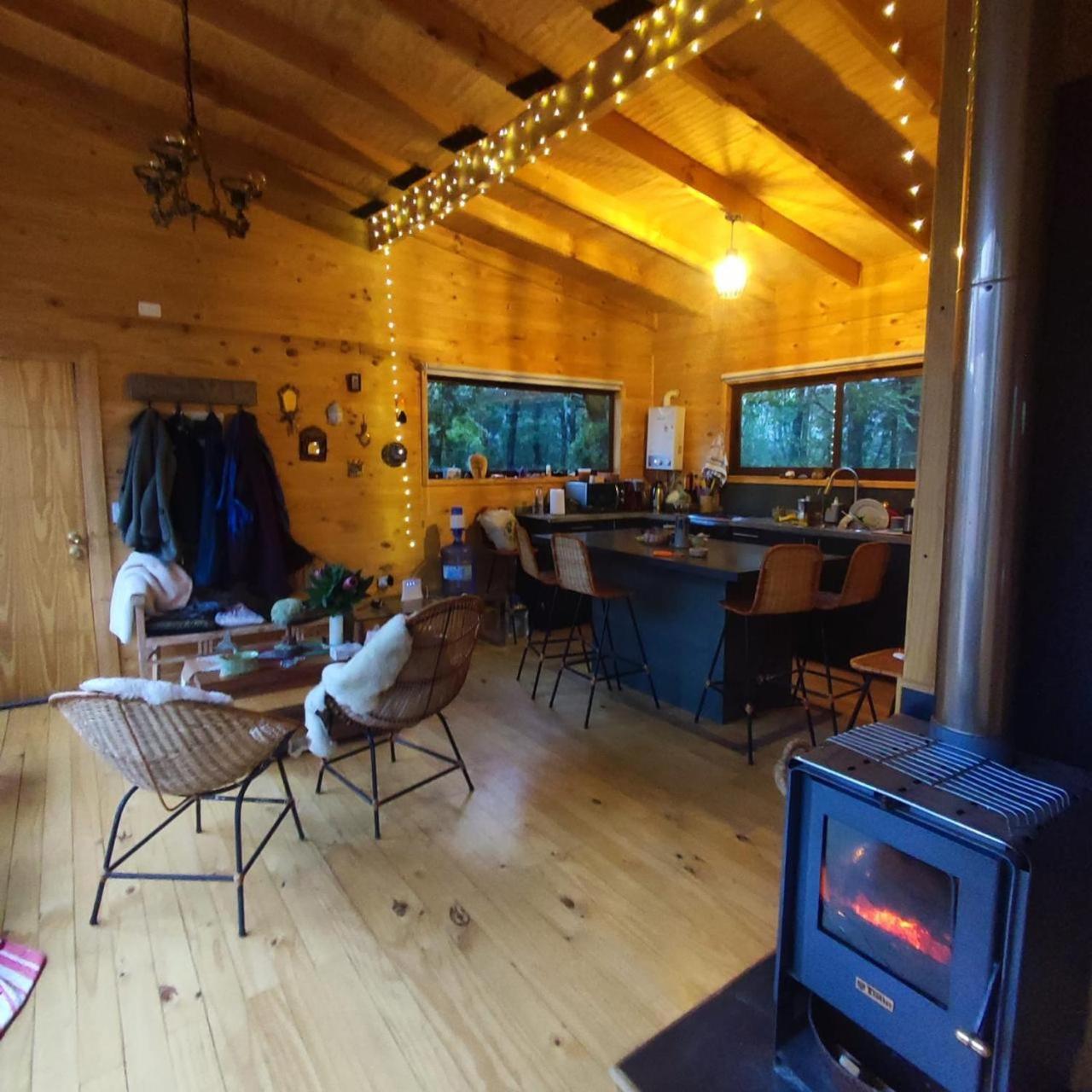 Hermosa casa en medio del bosque