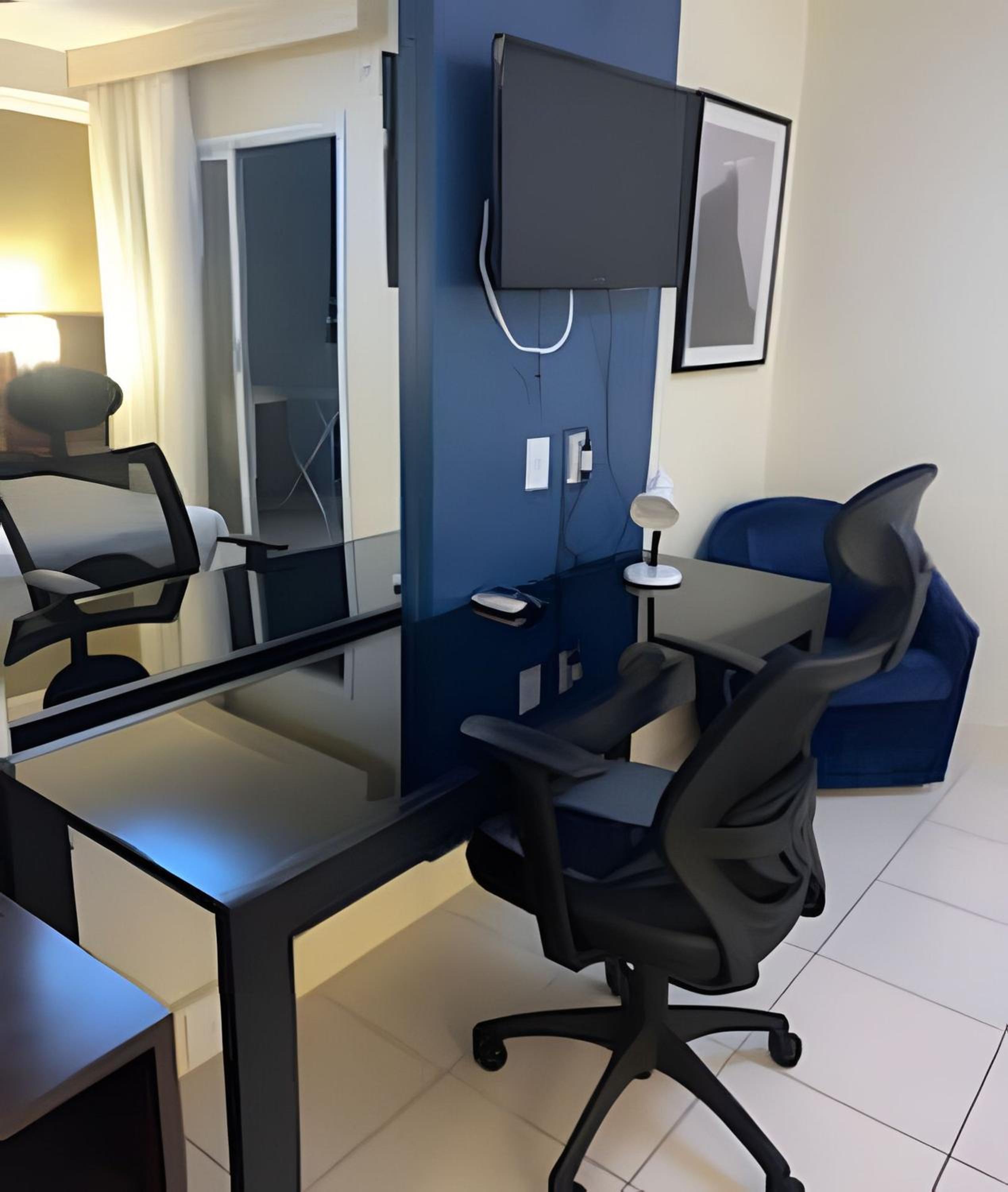 Studio pé na areia, vista, internet e ar