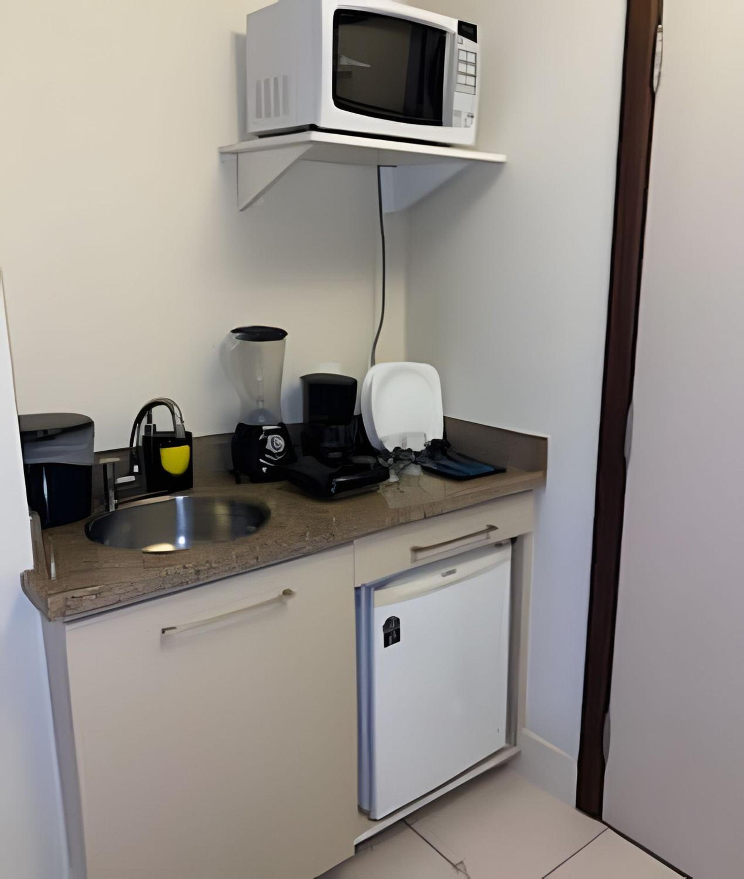 Studio pé na areia, vista, internet e ar