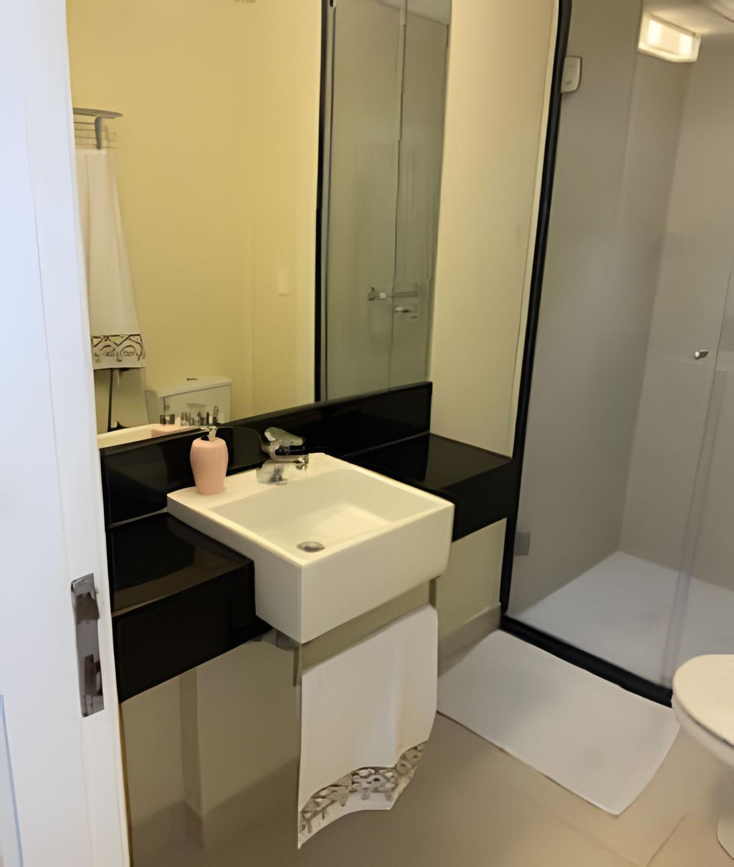 Studio pé na areia, vista, internet e ar
