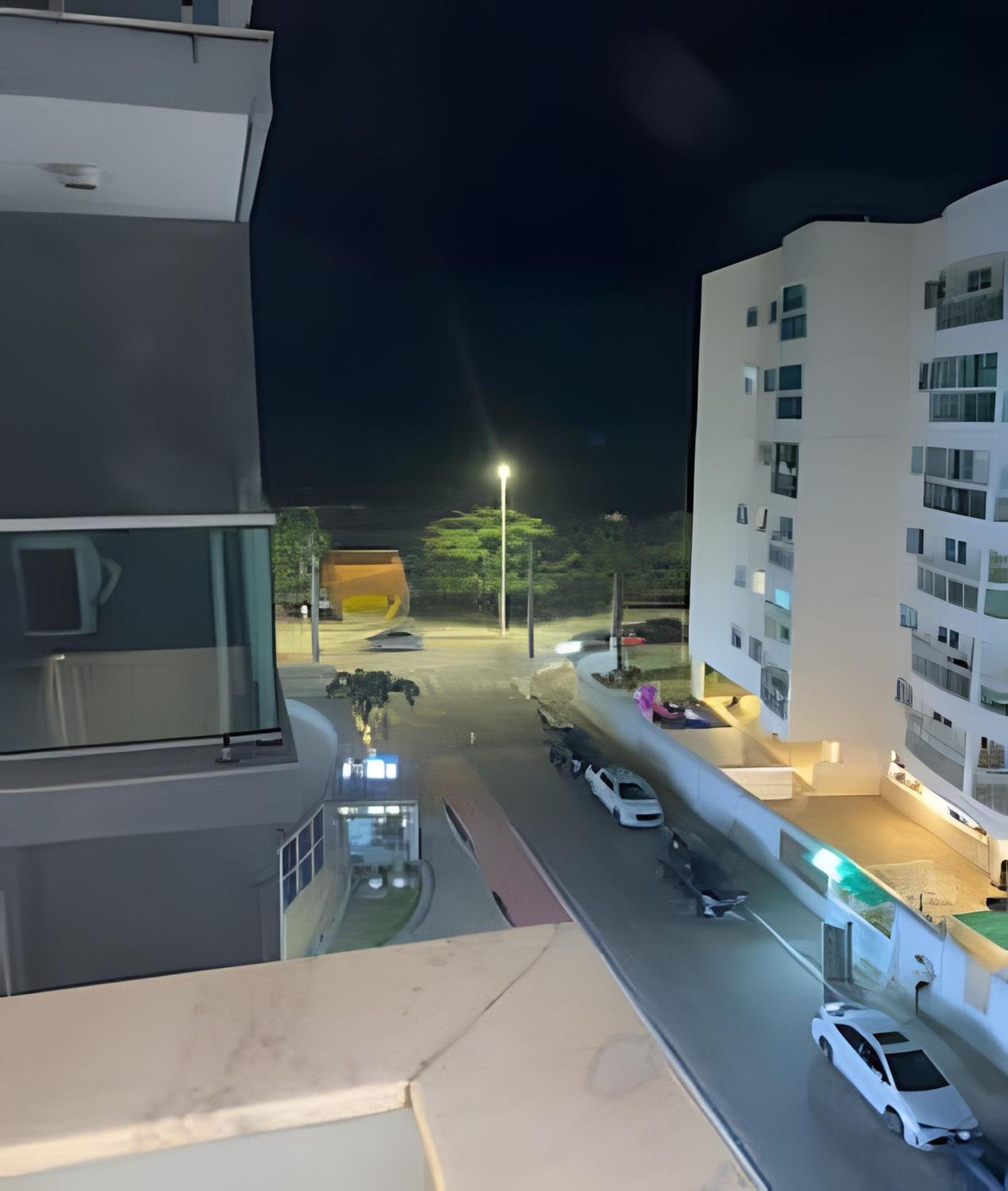 Studio pé na areia, vista, internet e ar