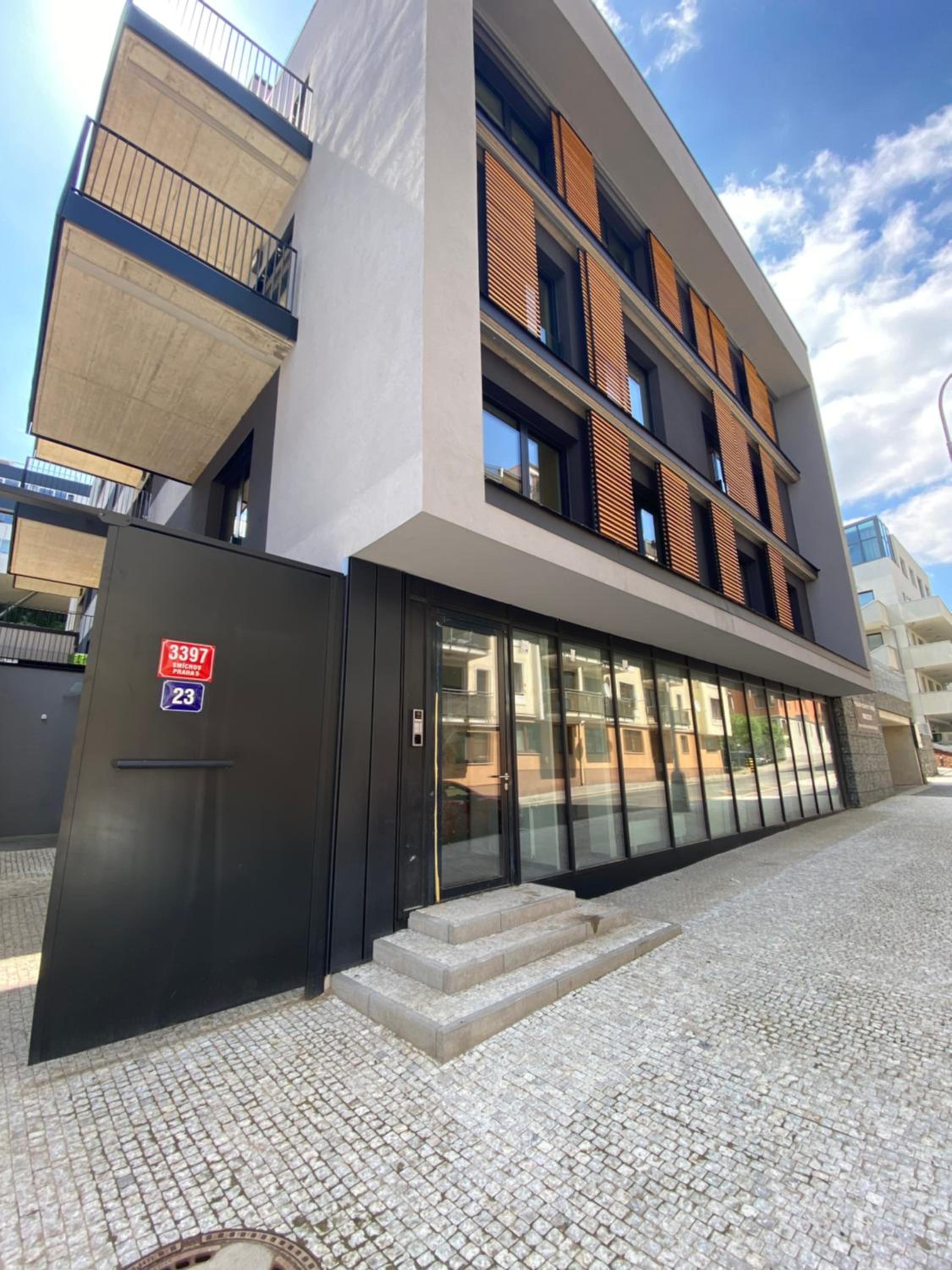 Apartman s terasou, v novostavbe