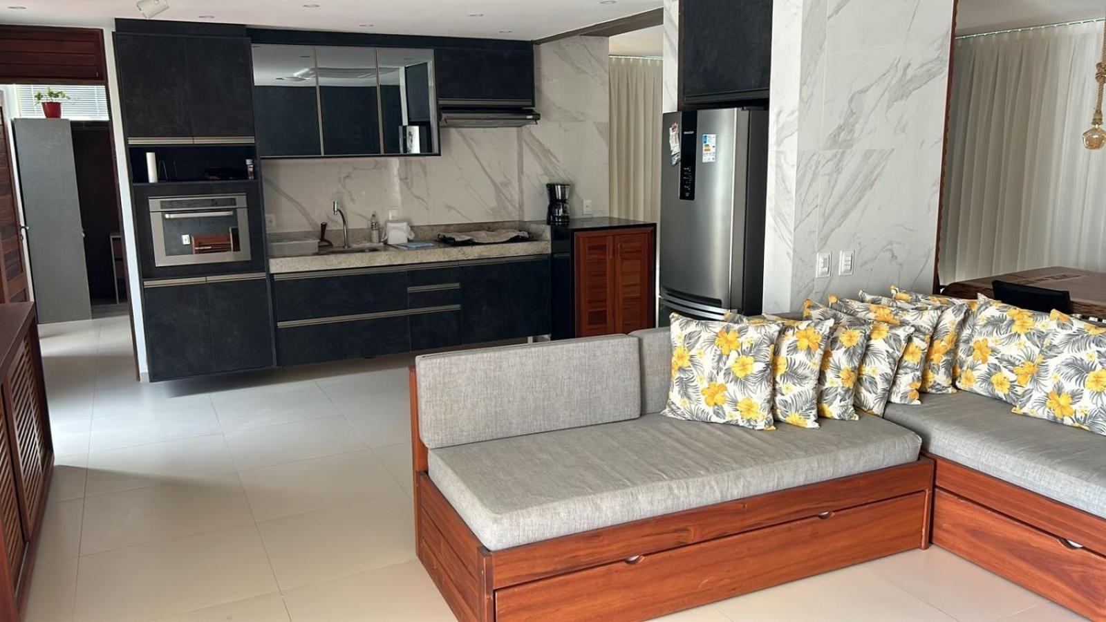 Apartamento Chique frente ao mar