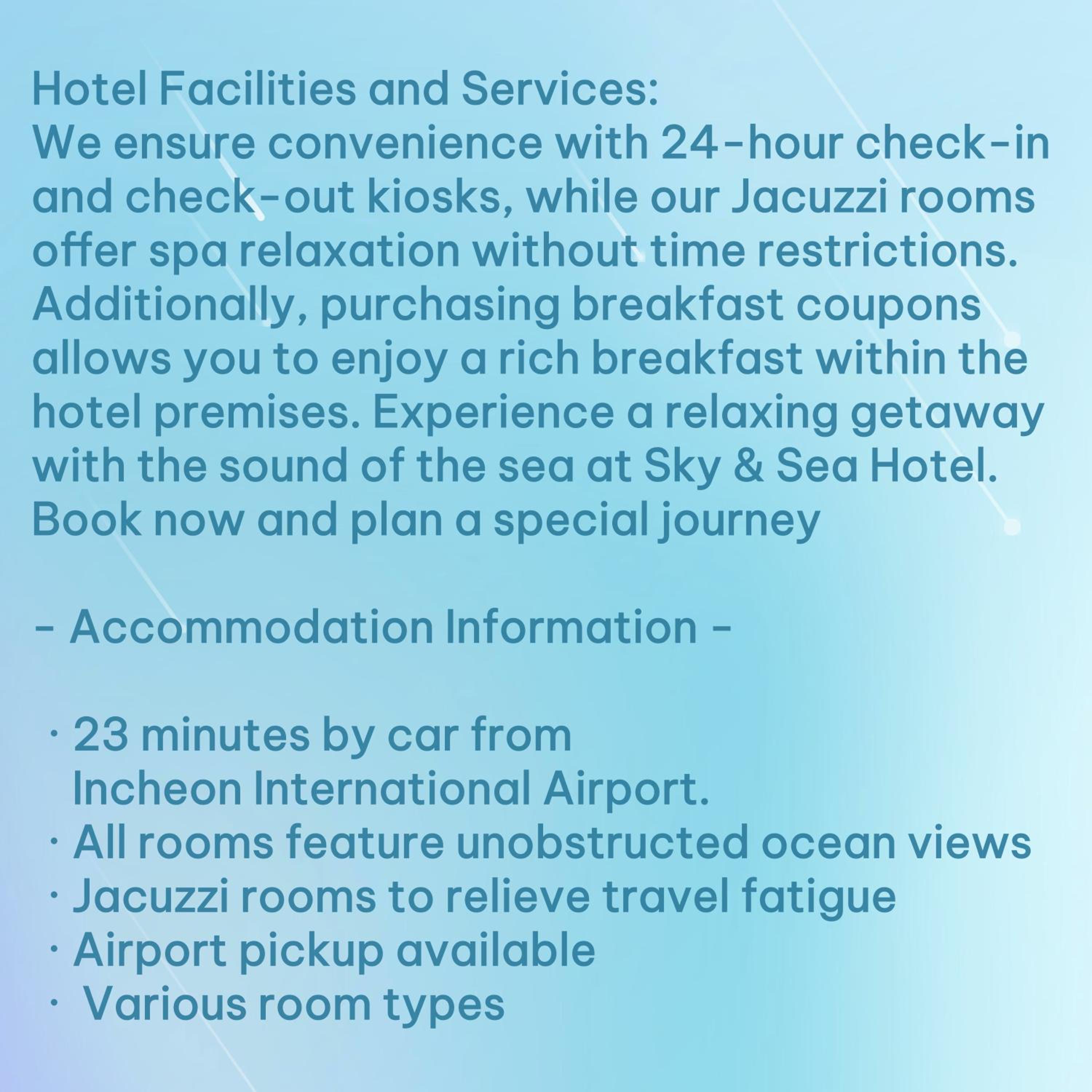 Inchon sky and sea ocean view hotel