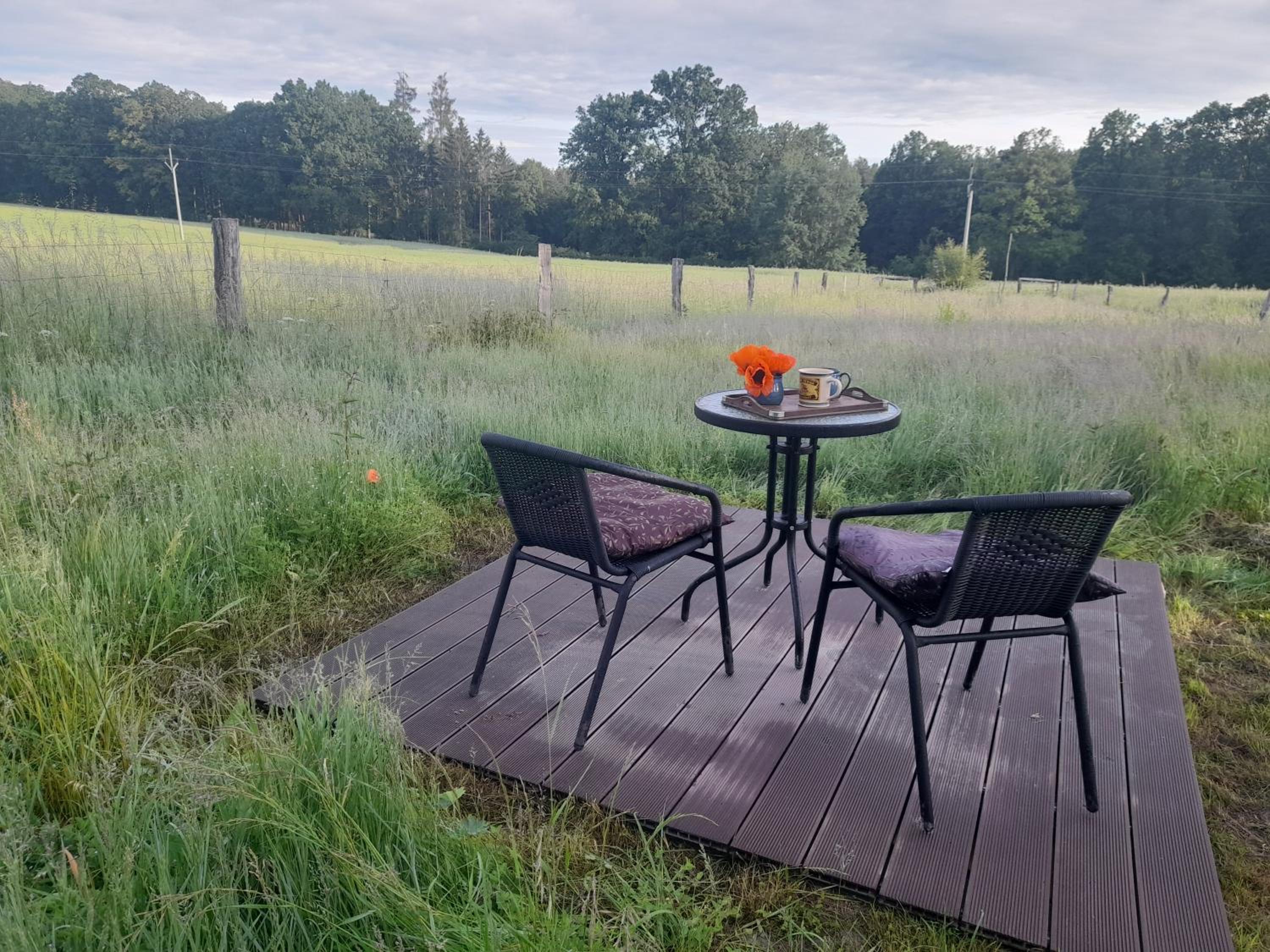 Glamping na samotě u lesa